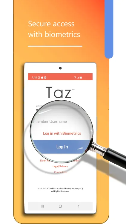 Taz Visa Mobile | Indus Appstore | Screenshot