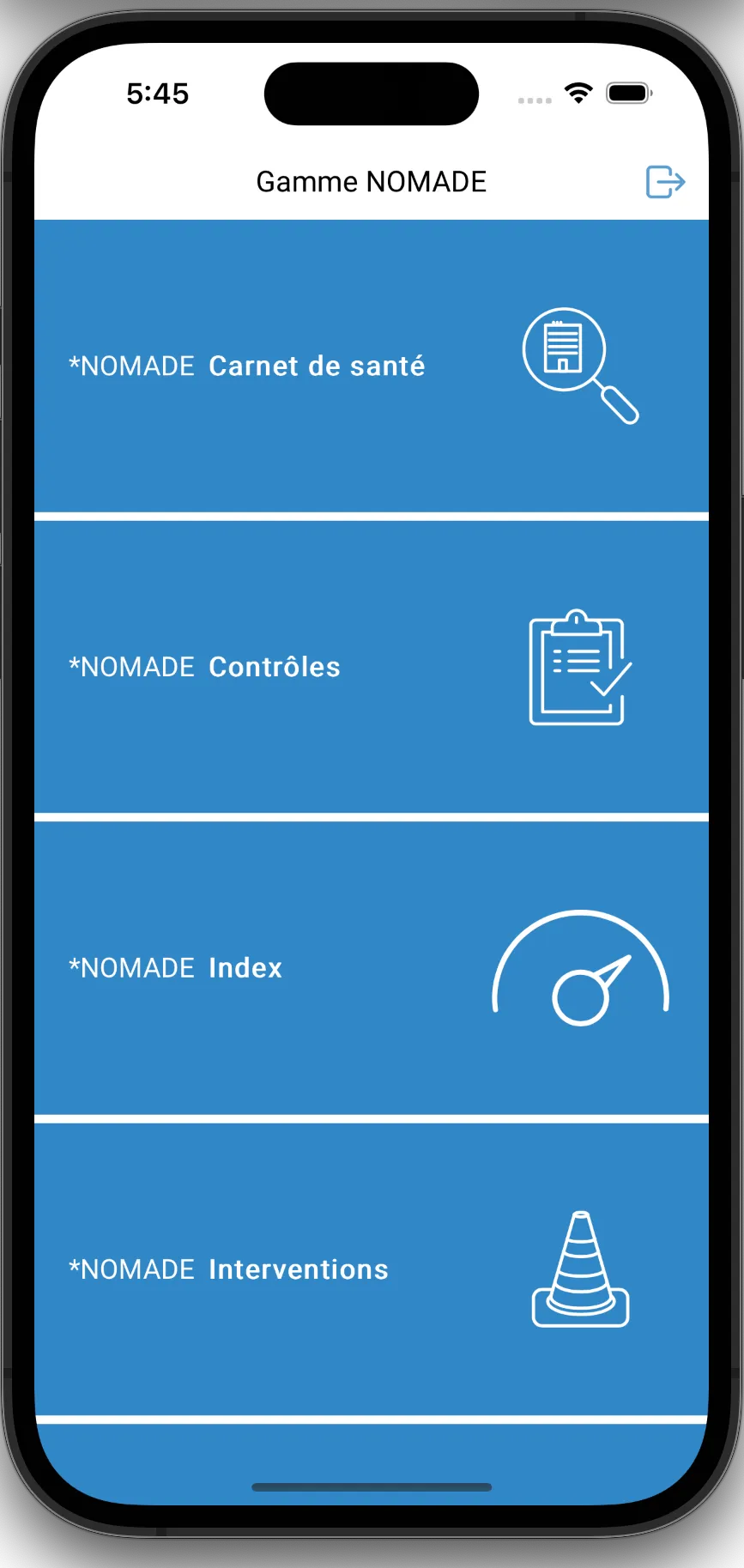 Gamme NOMADE | Indus Appstore | Screenshot