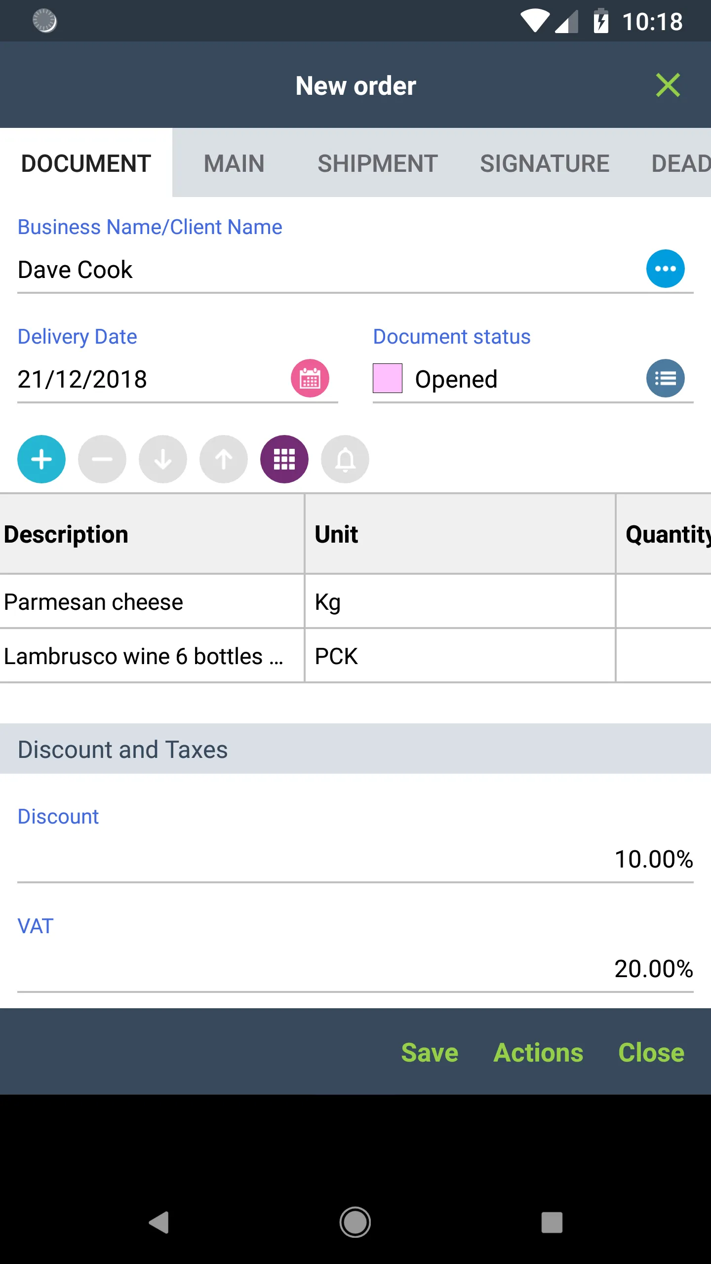 Order Manager - PocketSell | Indus Appstore | Screenshot