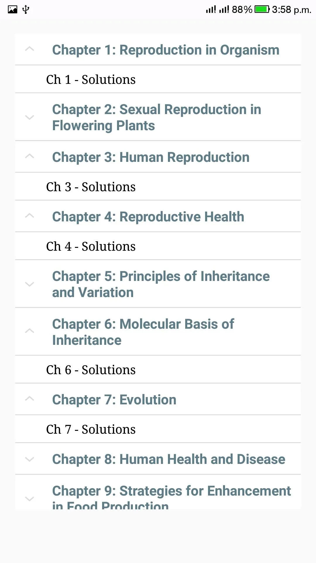 Class 12 Biology NCERT Solns | Indus Appstore | Screenshot