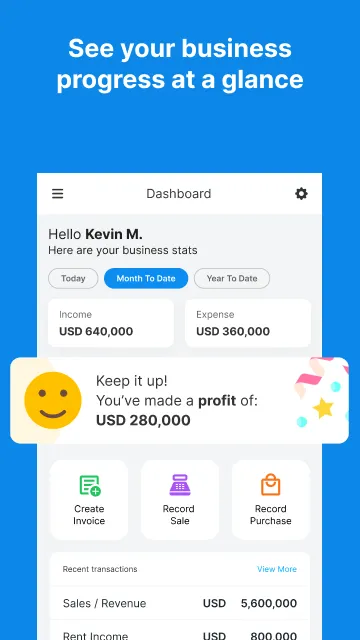 BOOKKEEPA™ | Indus Appstore | Screenshot