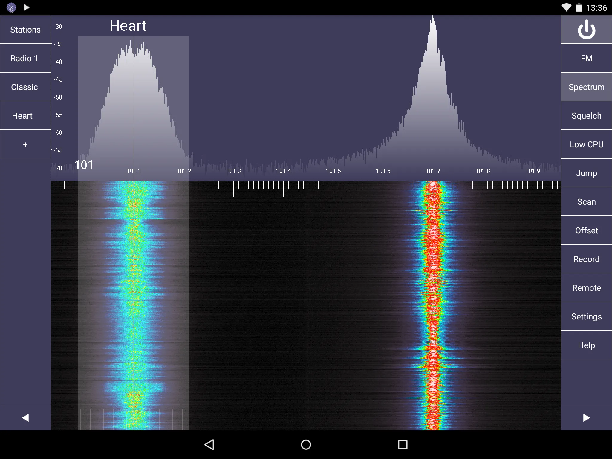 SDR Touch - Live radio via USB | Indus Appstore | Screenshot