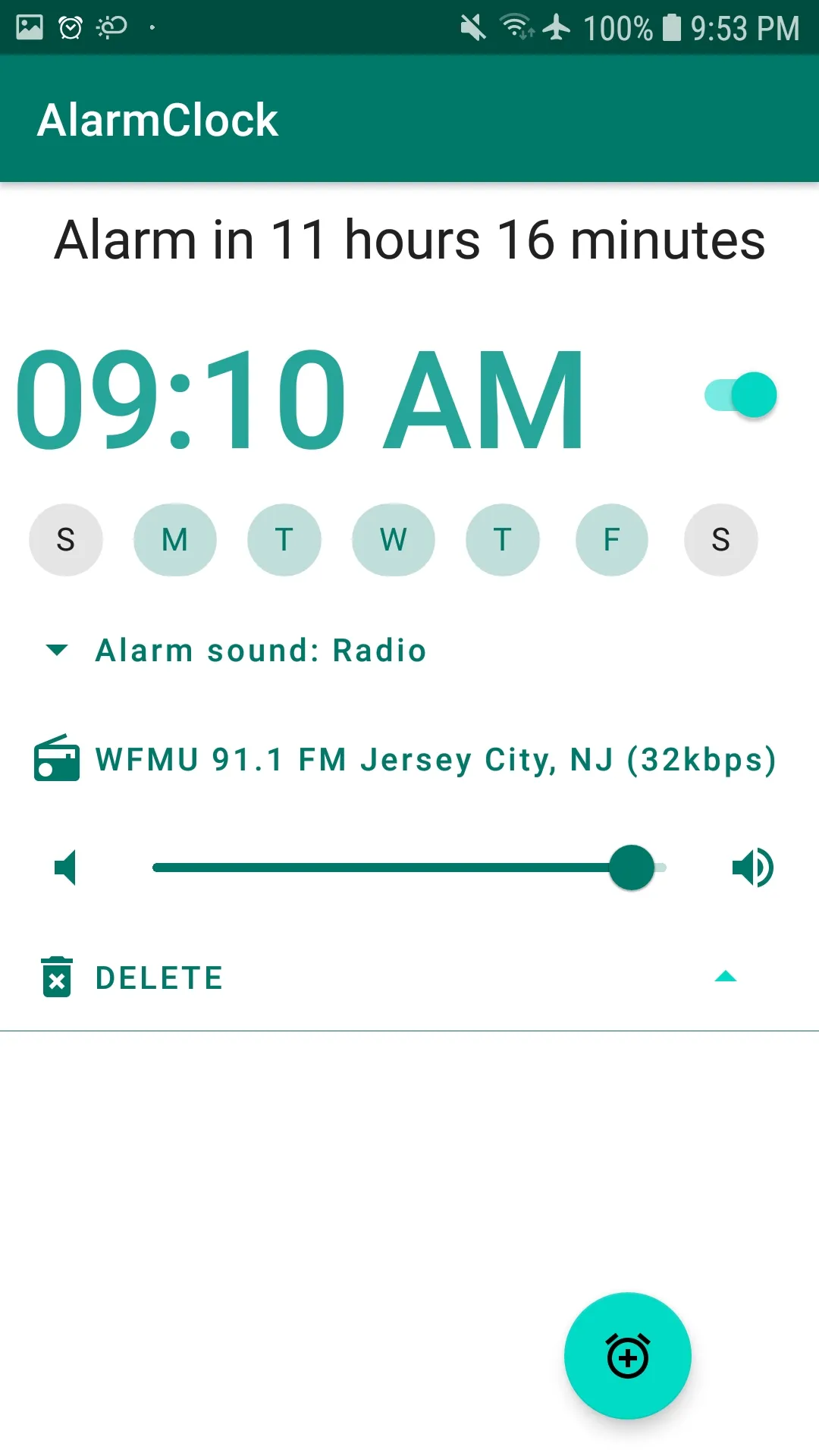 Radio Alarm Clock | Indus Appstore | Screenshot