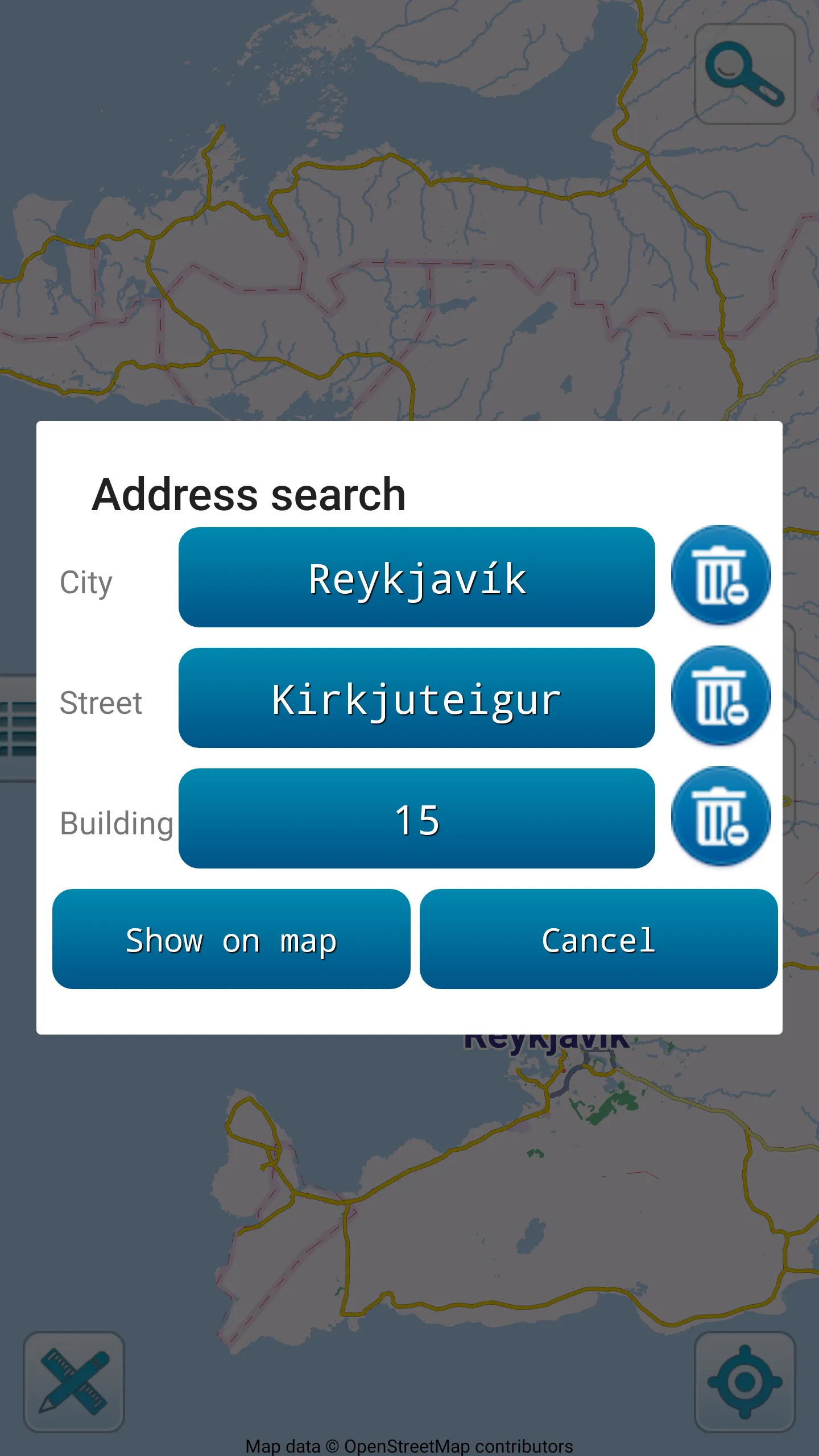 Map of Iceland offline | Indus Appstore | Screenshot