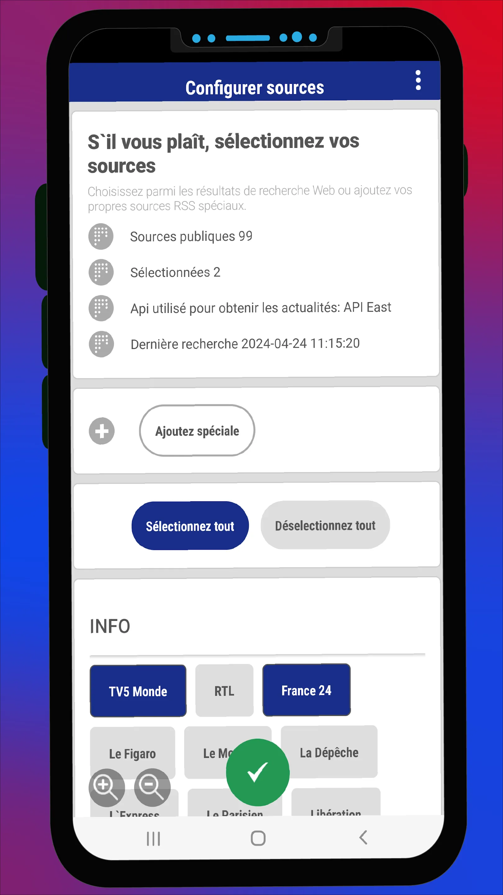 HexActu - Actualités en direct | Indus Appstore | Screenshot