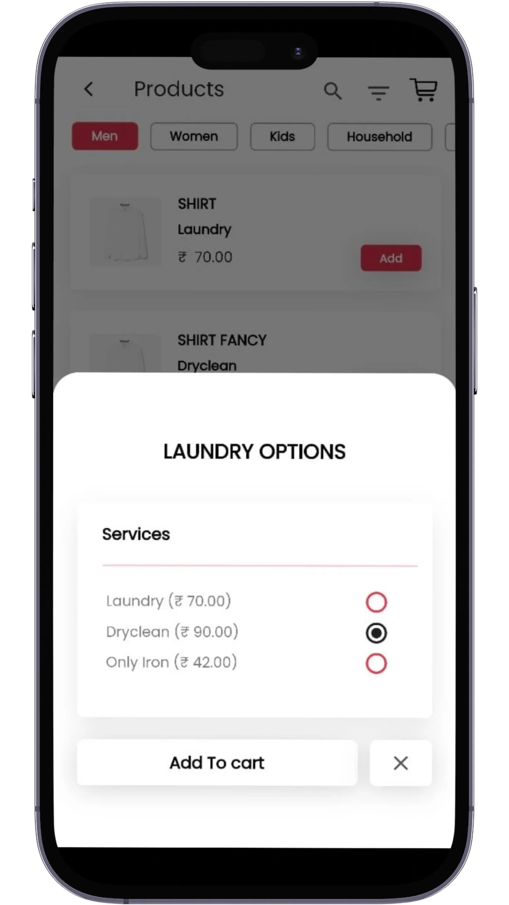 Laundry King® Kolkata | Indus Appstore | Screenshot