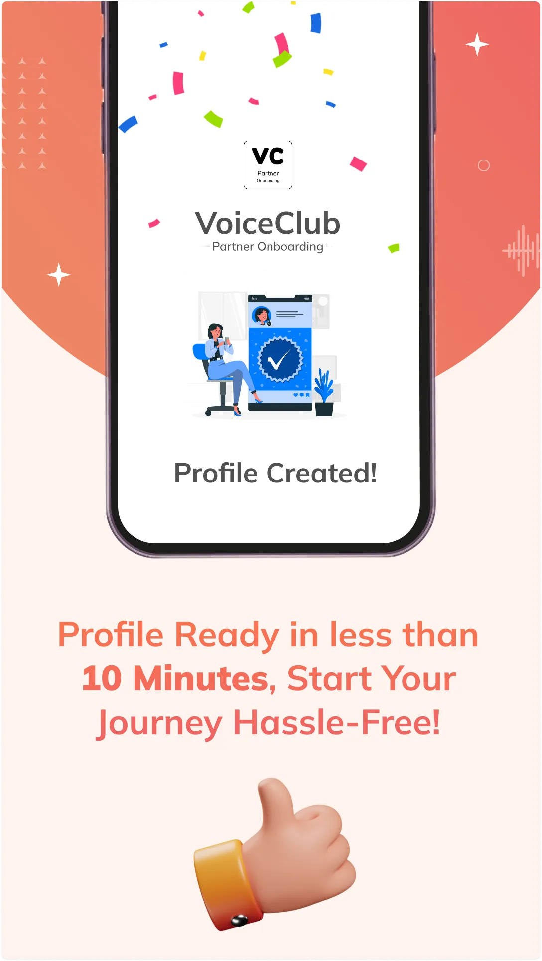 VoiceClub Partner Onboarding | Indus Appstore | Screenshot