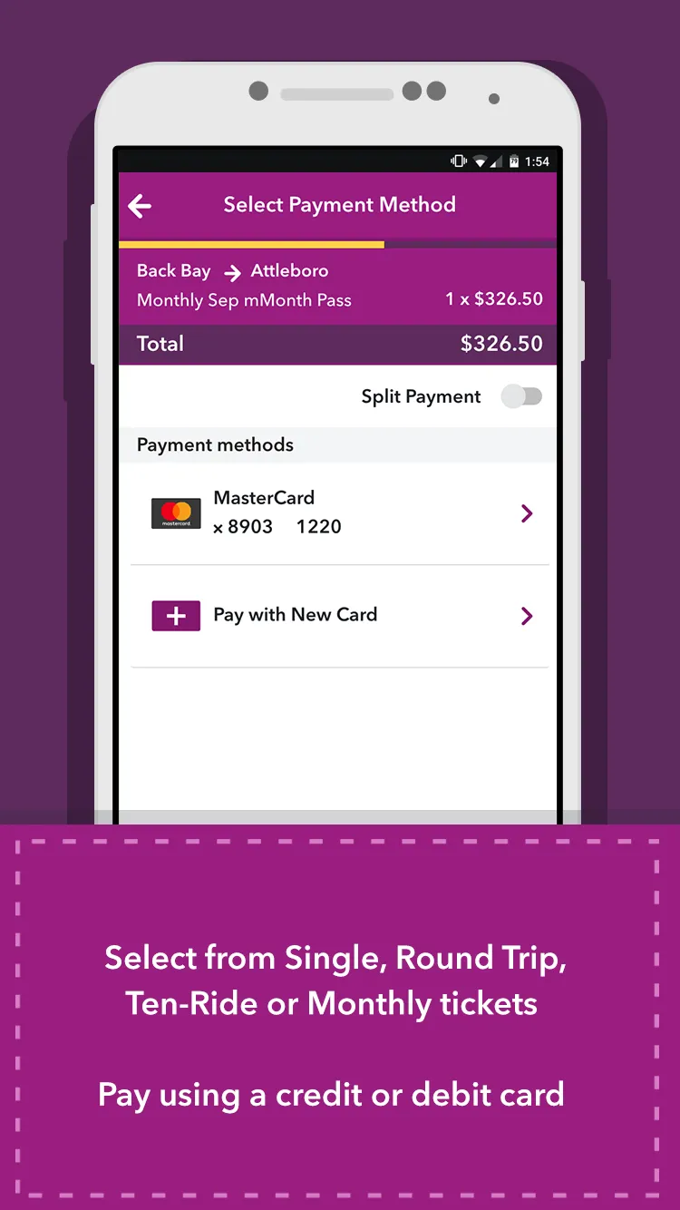 MBTA mTicket | Indus Appstore | Screenshot