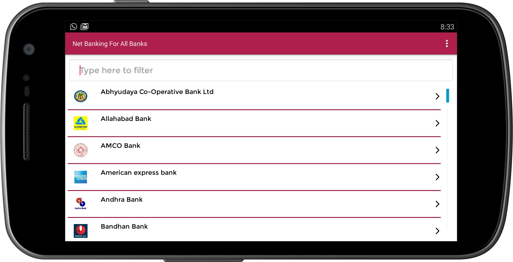 Netbanking app for india banks | Indus Appstore | Screenshot