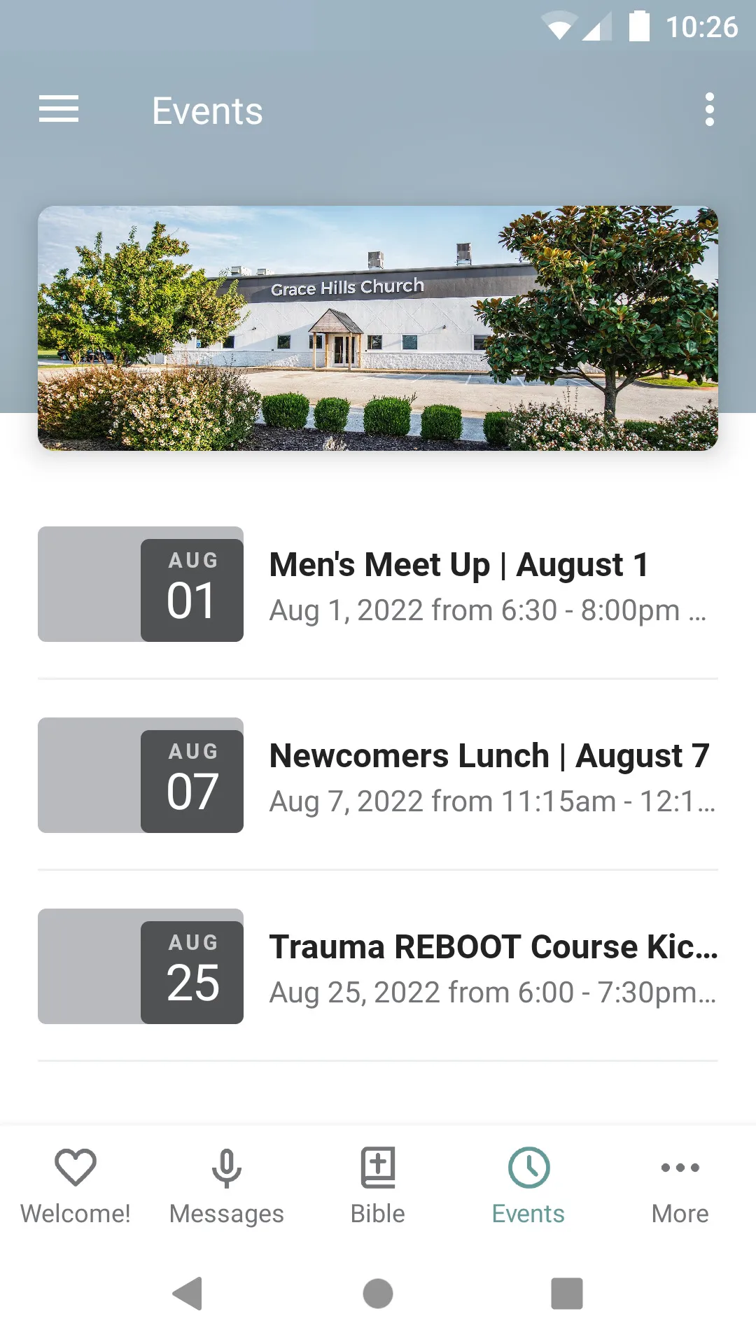 Grace Hills Church of NWA | Indus Appstore | Screenshot