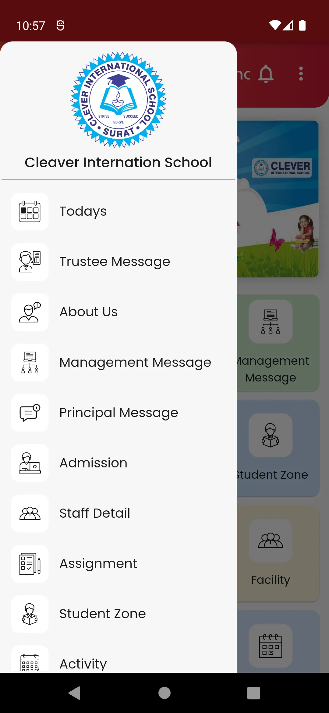 Clever International School | Indus Appstore | Screenshot