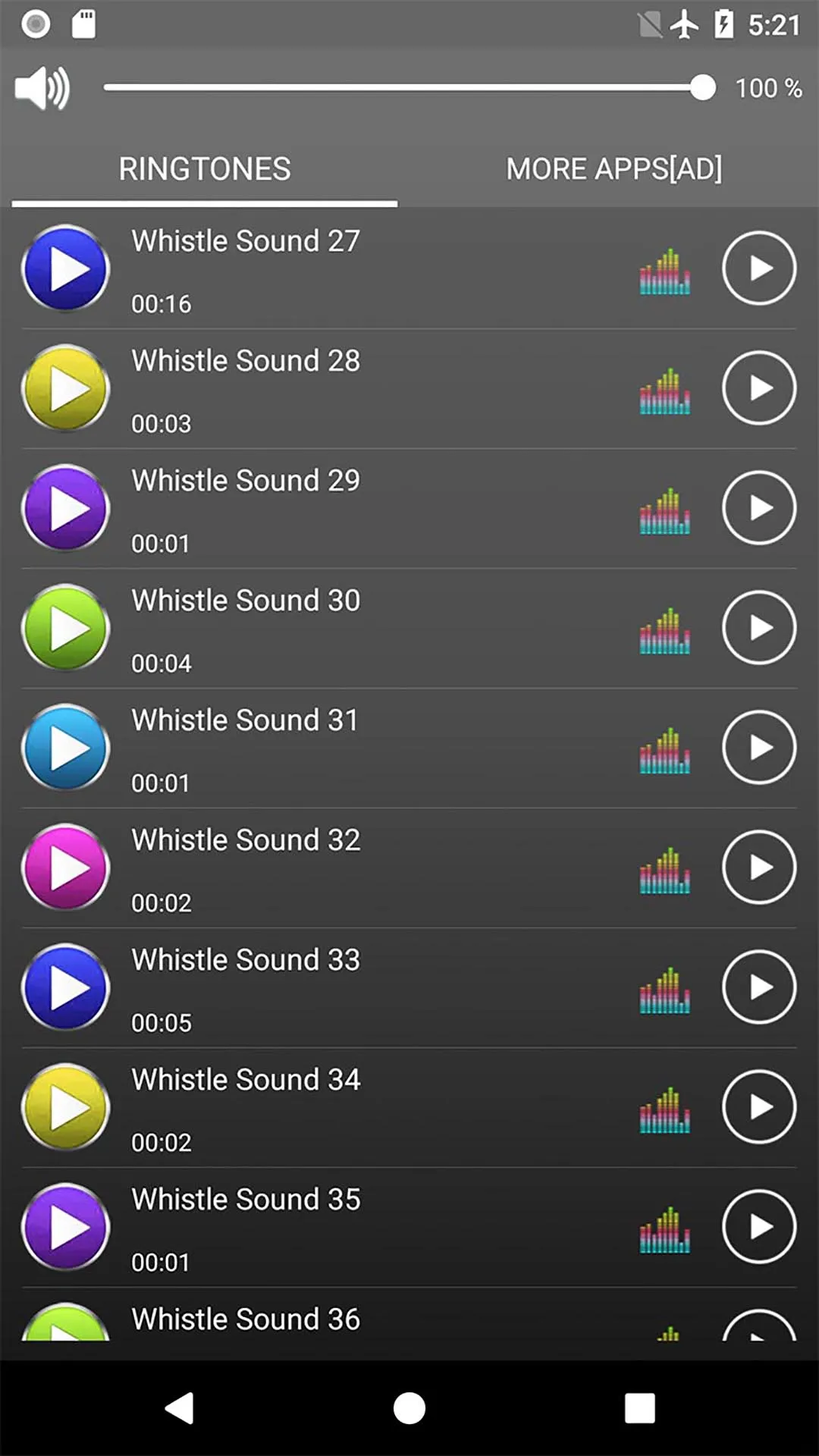 Whistle Sounds & Ringtones | Indus Appstore | Screenshot