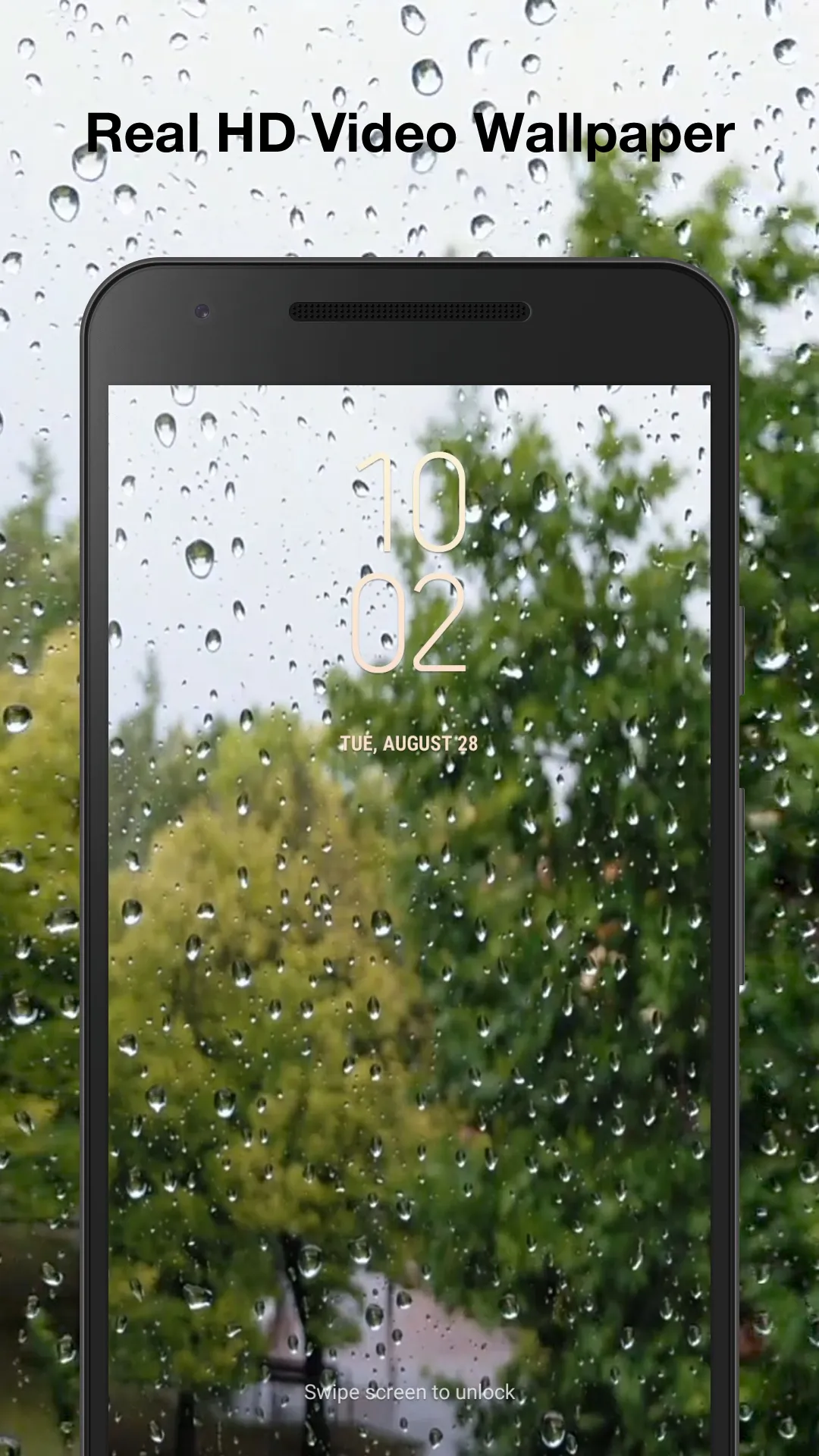 3d Raindrops Live Wallpaper | Indus Appstore | Screenshot