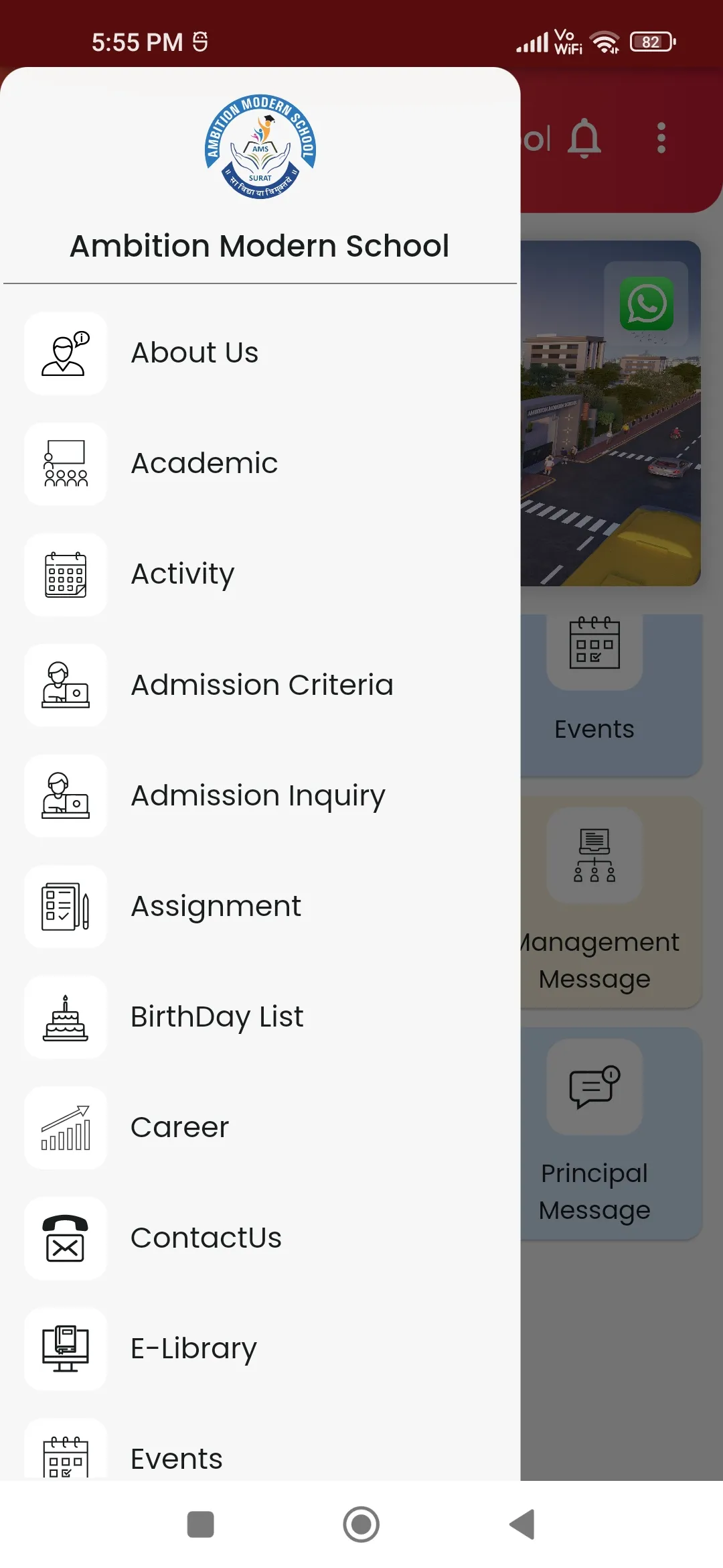 Ambition Modern School | Indus Appstore | Screenshot