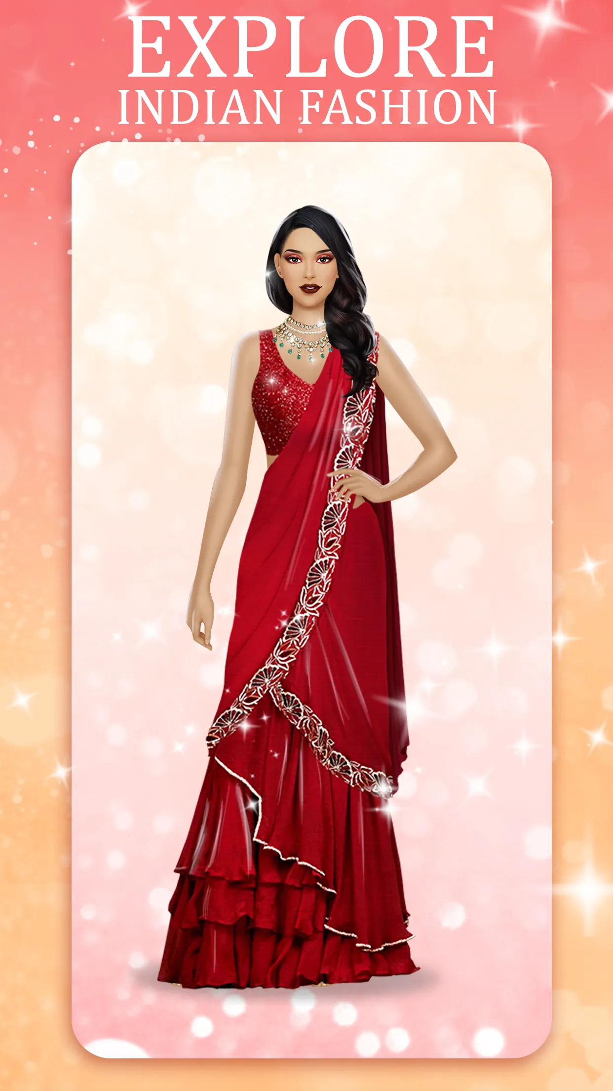 Indian Fashion Dressup Stylist | Indus Appstore | Screenshot