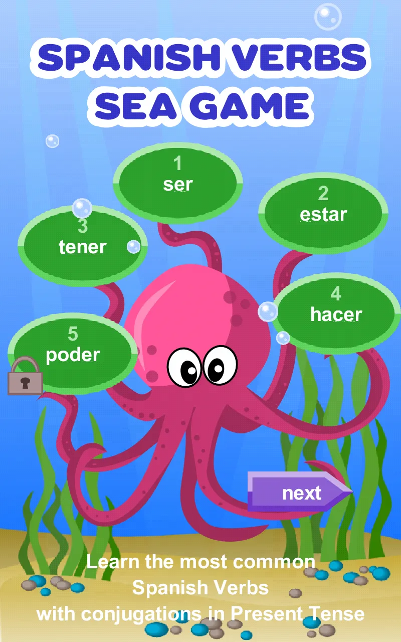 Spanish Verbs Learning Game | Indus Appstore | Screenshot