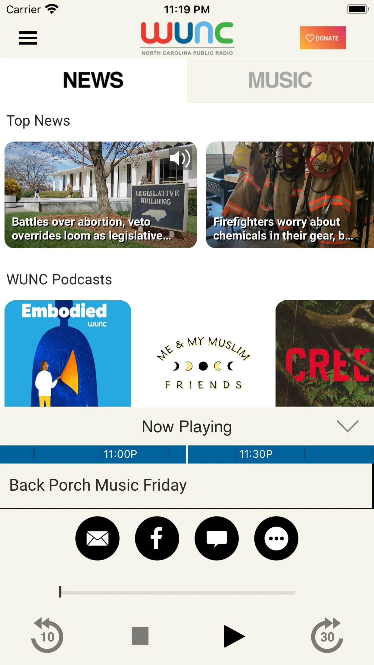 WUNC | Indus Appstore | Screenshot