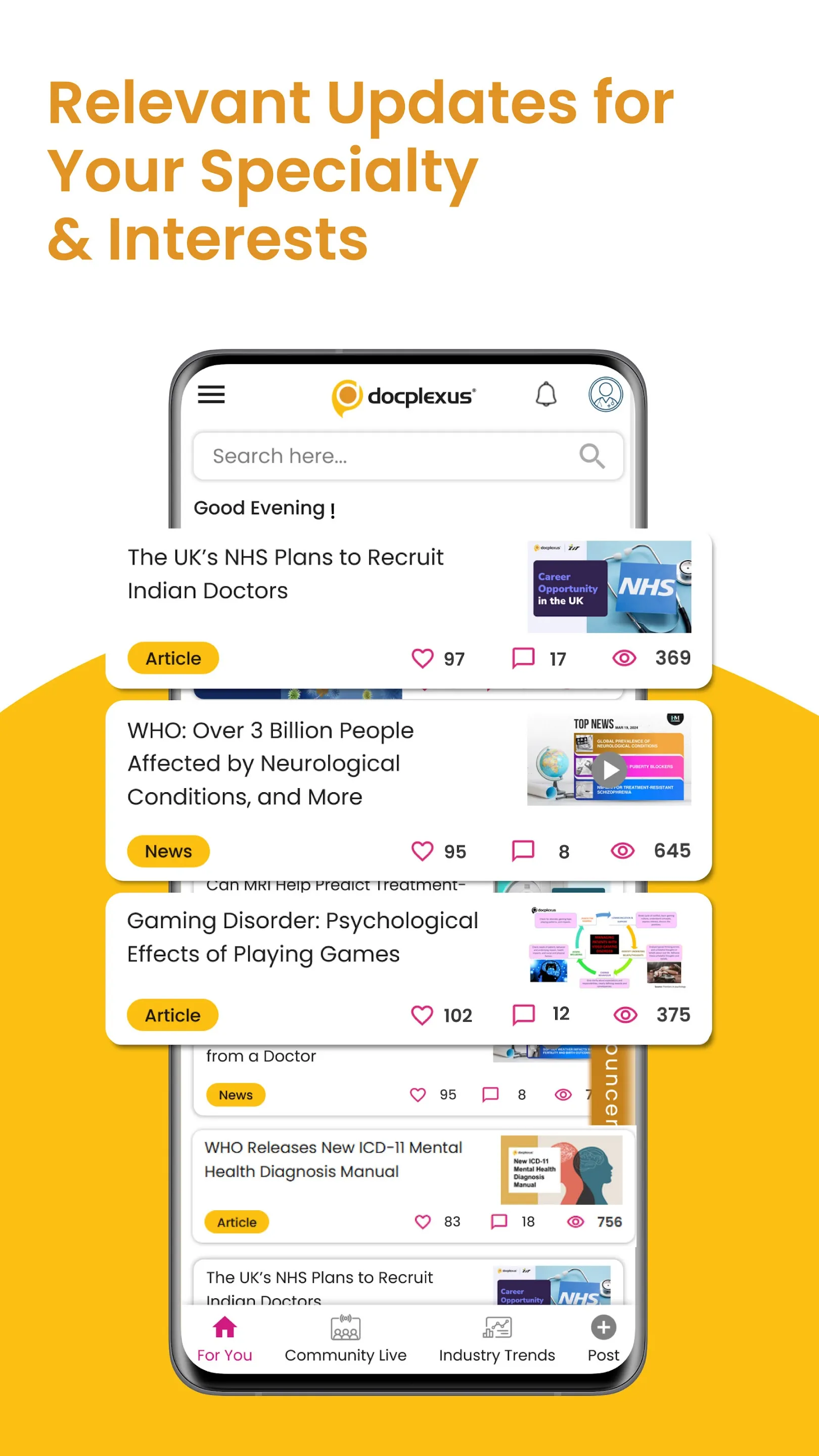 Docplexus | Indus Appstore | Screenshot