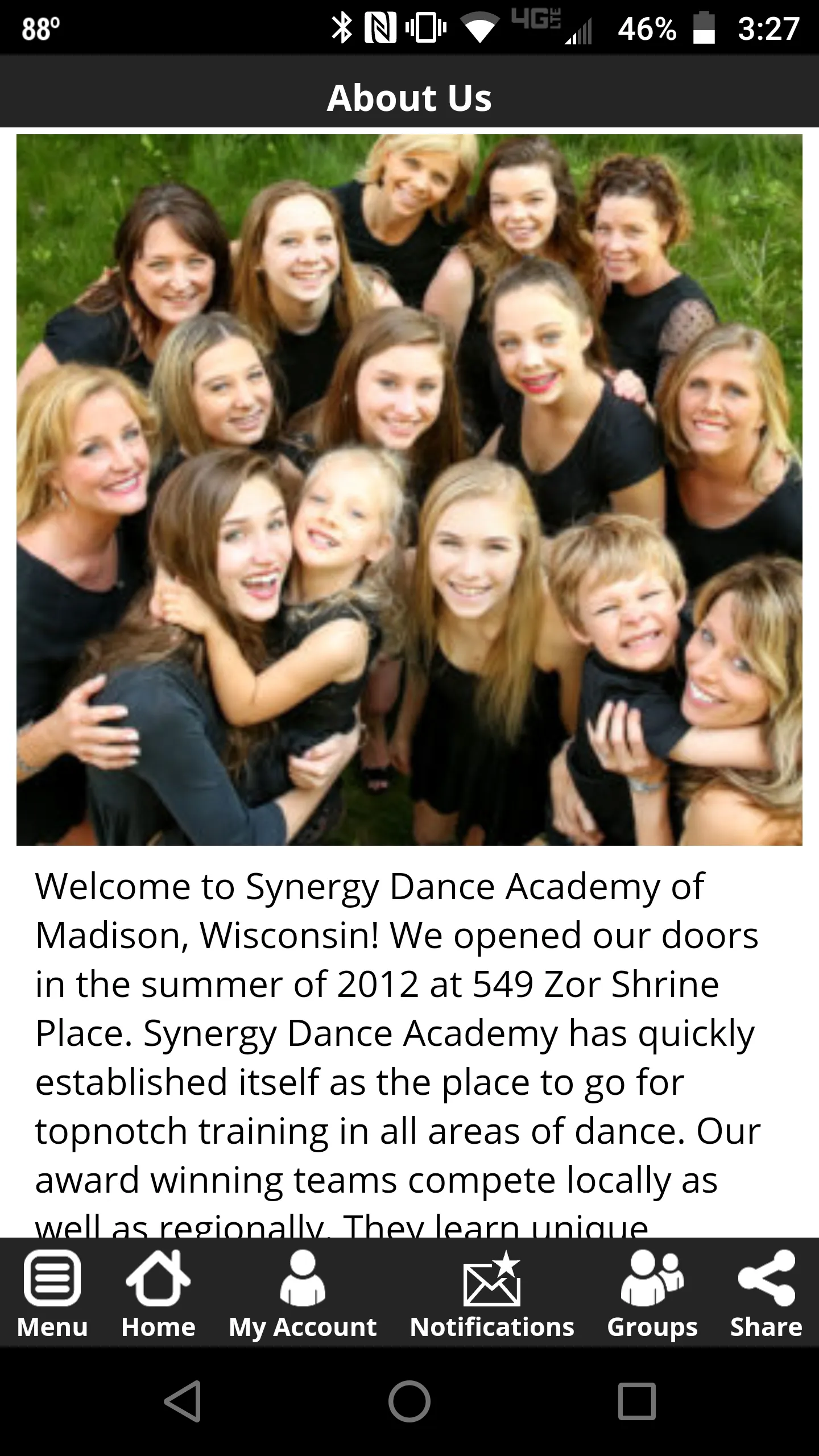 Synergy Dance Academy | Indus Appstore | Screenshot