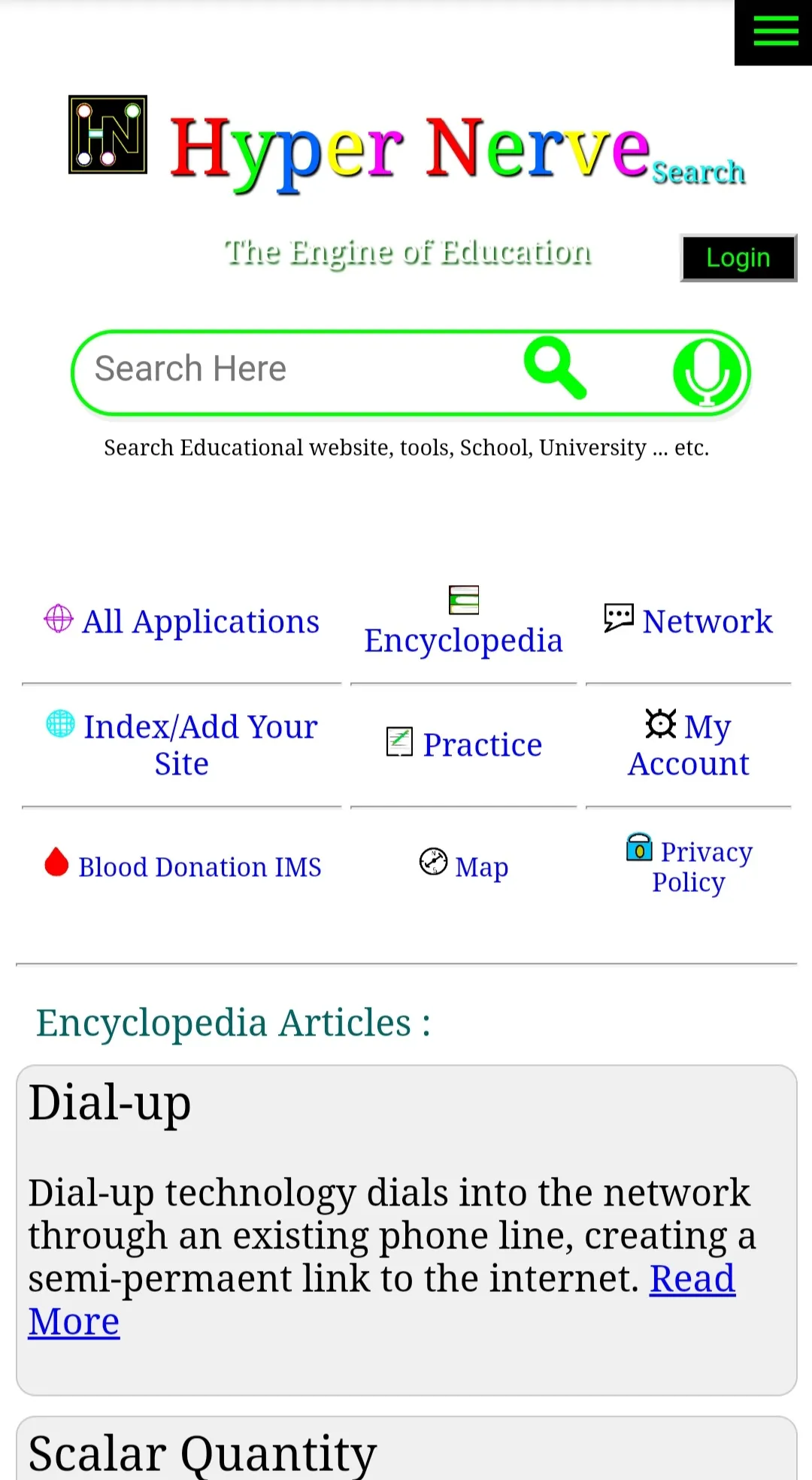 Hyper Nerve - Search Engine | Indus Appstore | Screenshot