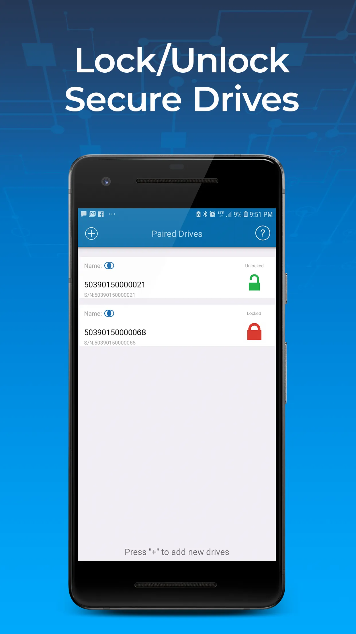 SecureData Lock User | Indus Appstore | Screenshot