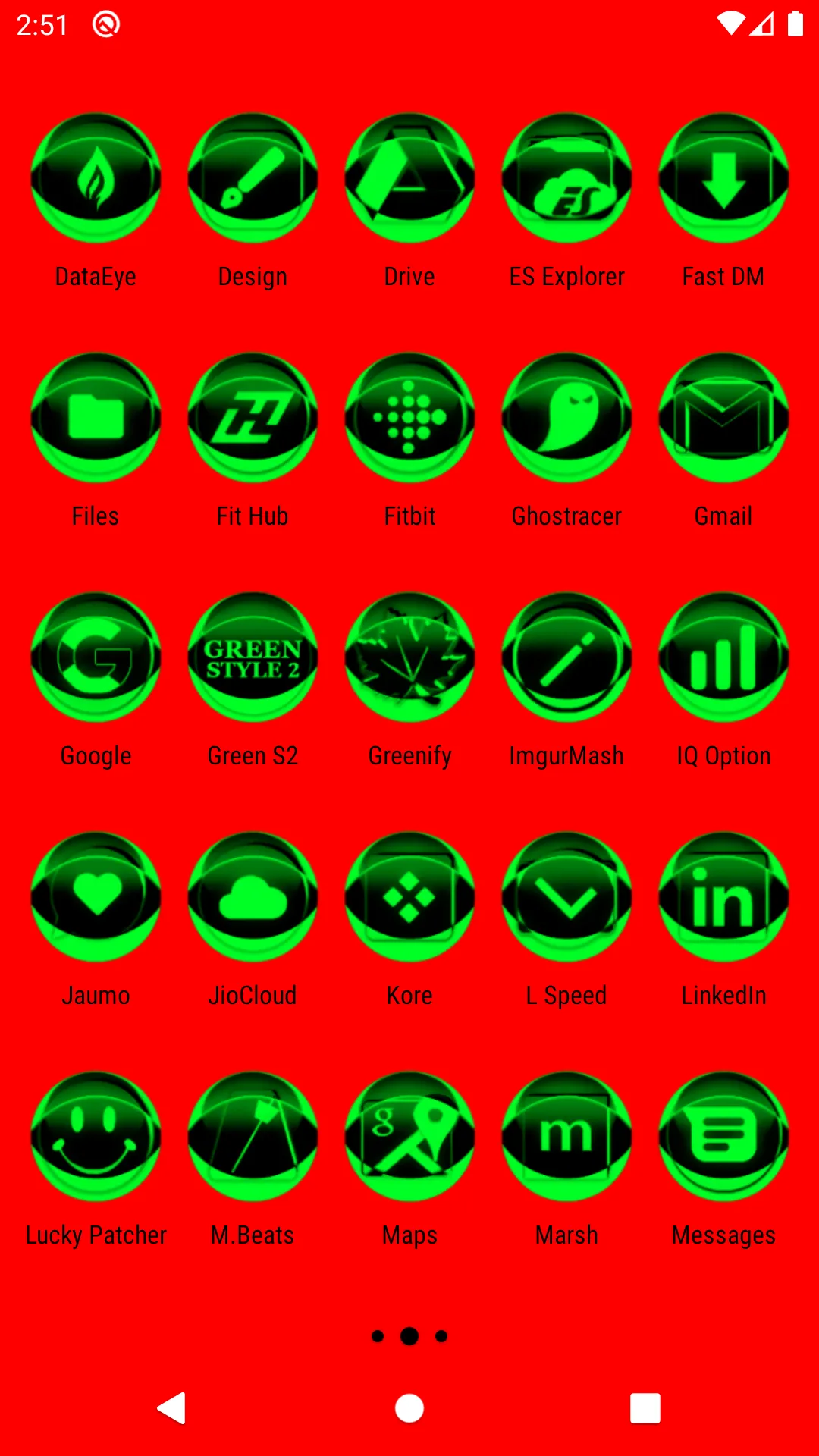 Green Icon Pack Style 2 | Indus Appstore | Screenshot