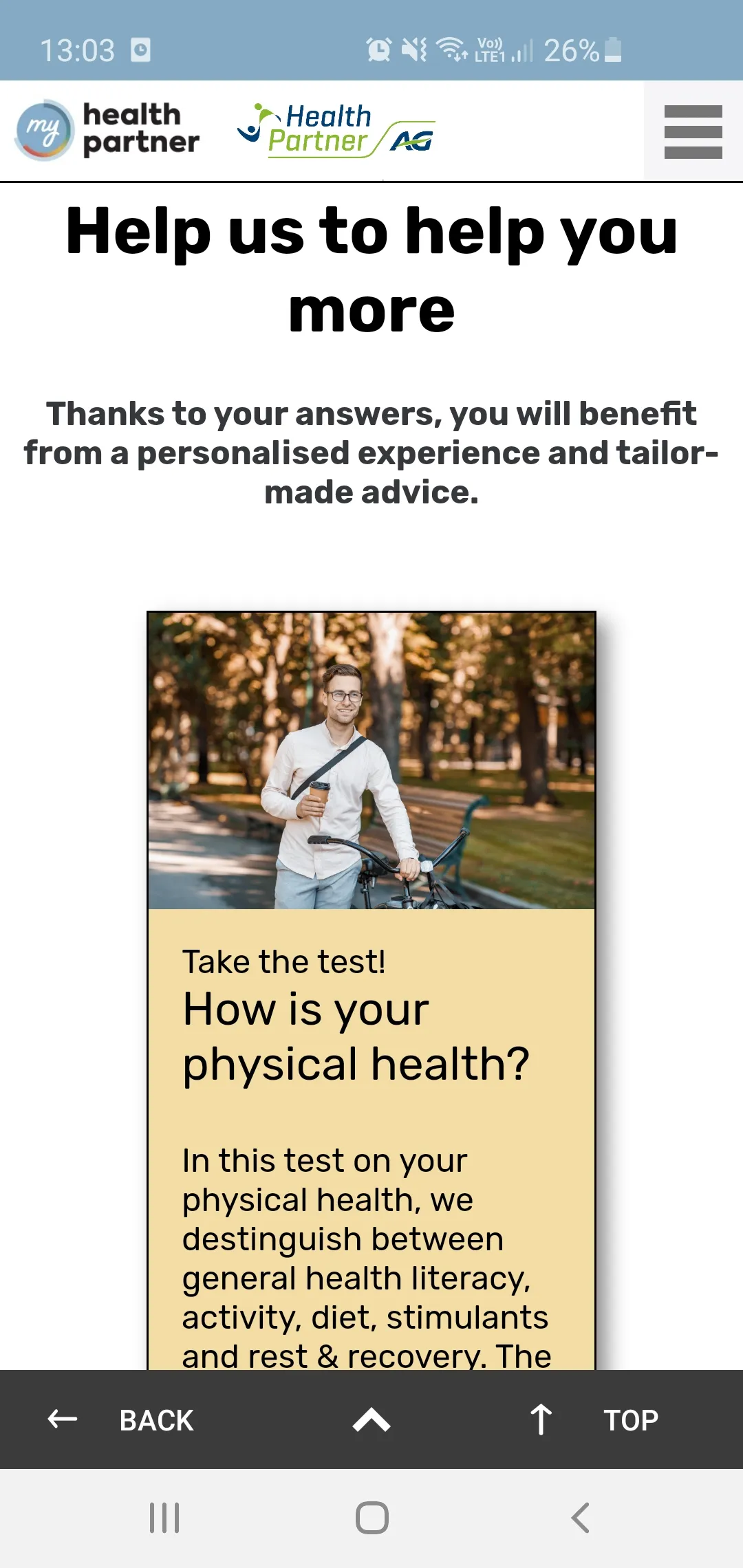 My Health Partner | Indus Appstore | Screenshot