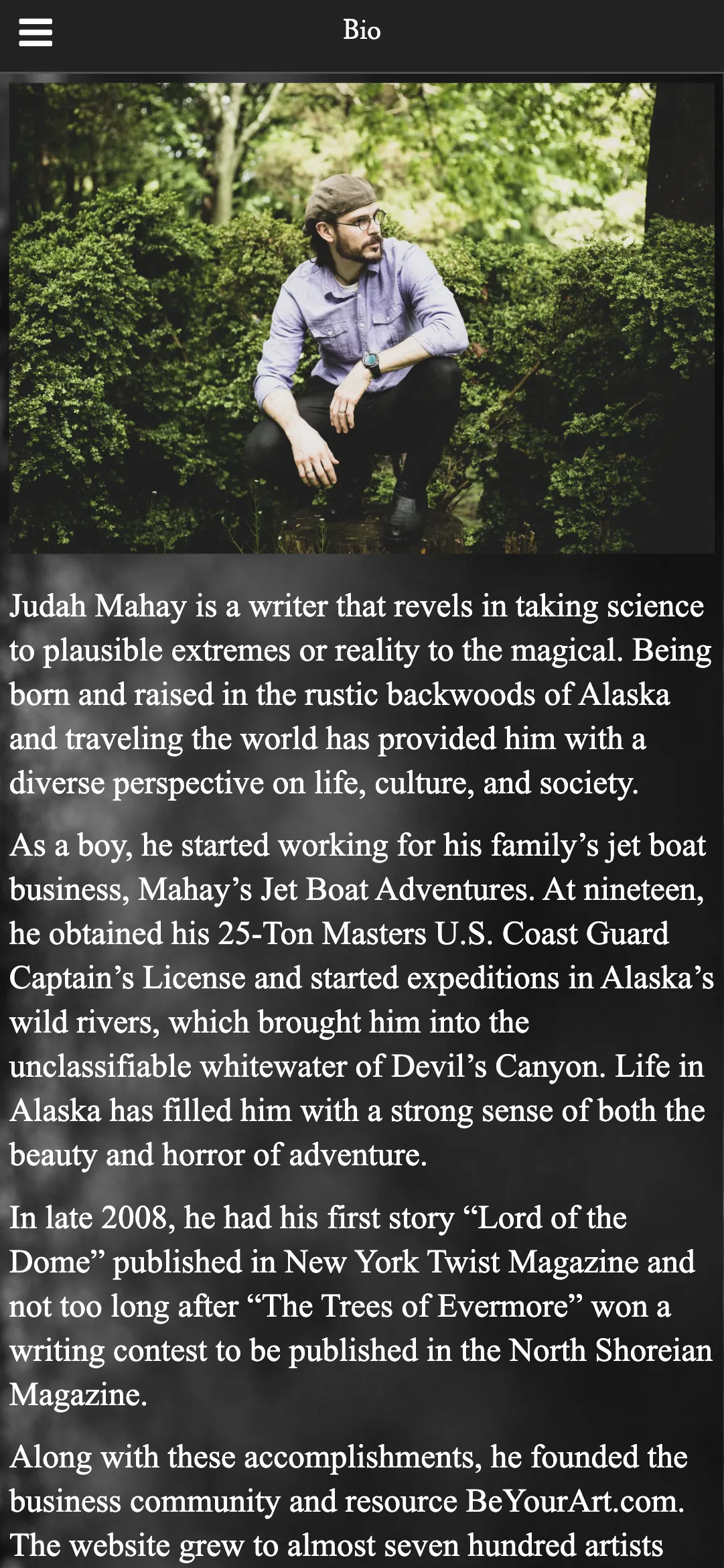 Judah Mahay, Author | Indus Appstore | Screenshot