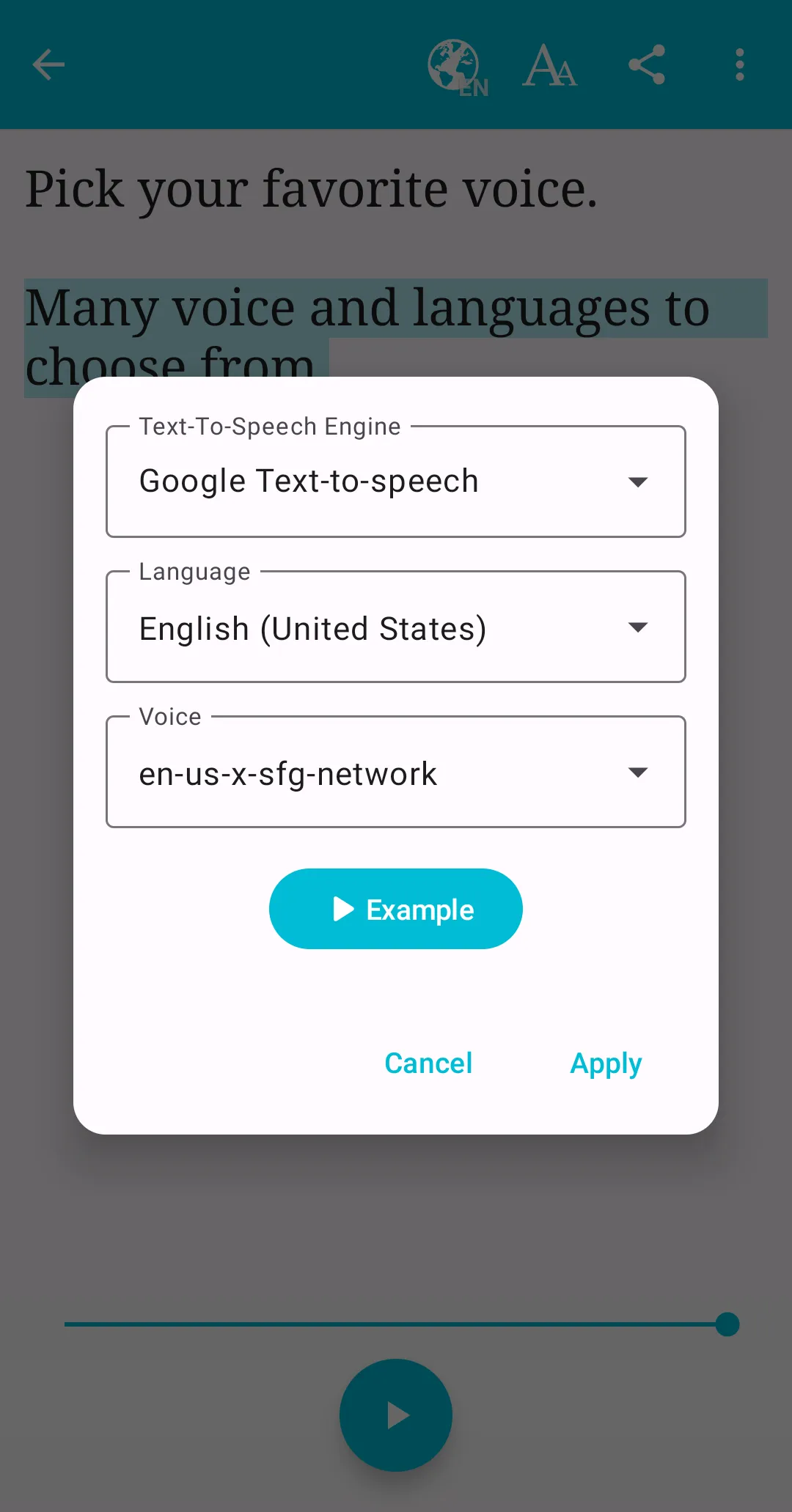 Talk: Text to Voice | Indus Appstore | Screenshot