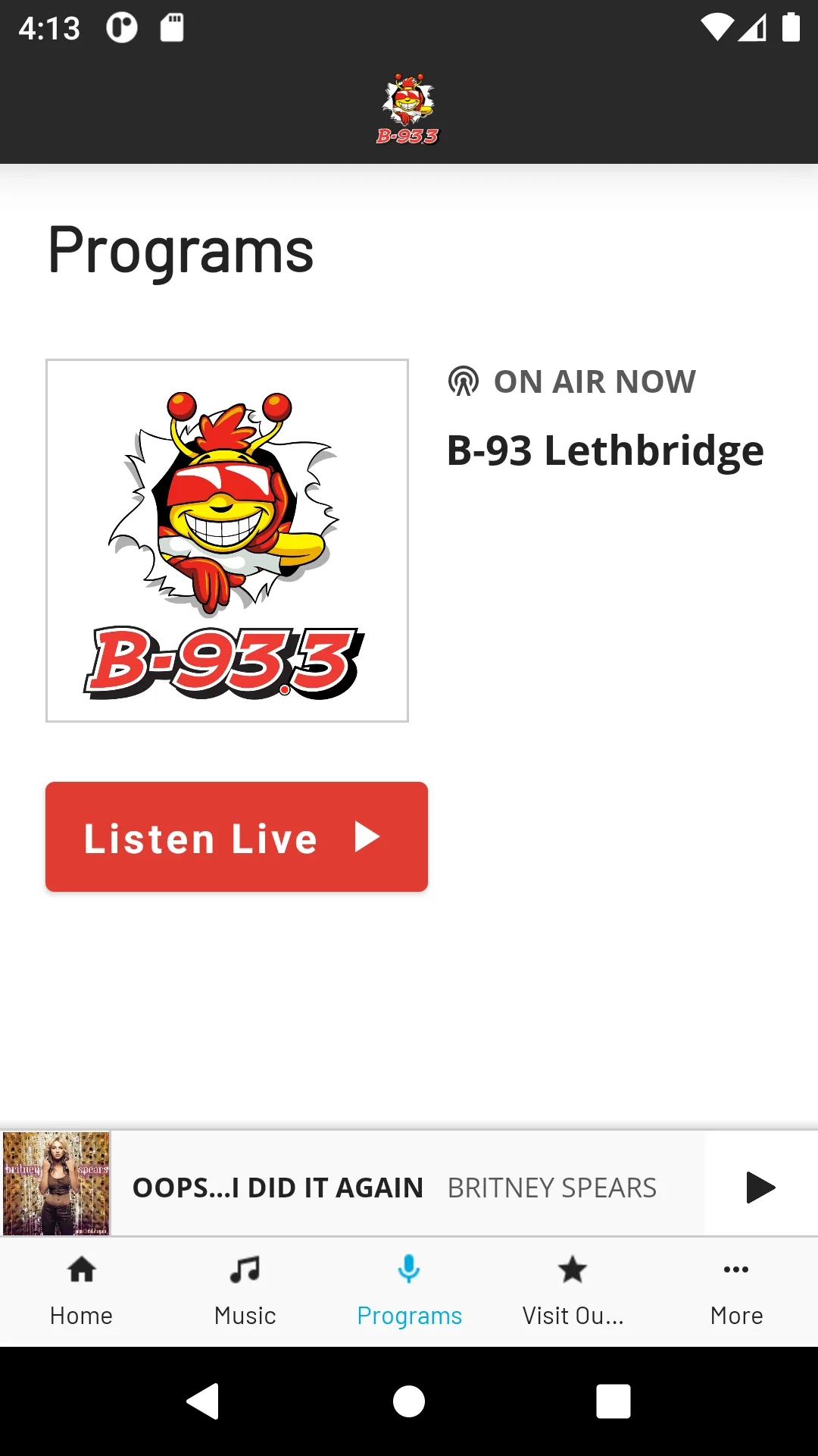 B93.3 Hit Music Now! | Indus Appstore | Screenshot