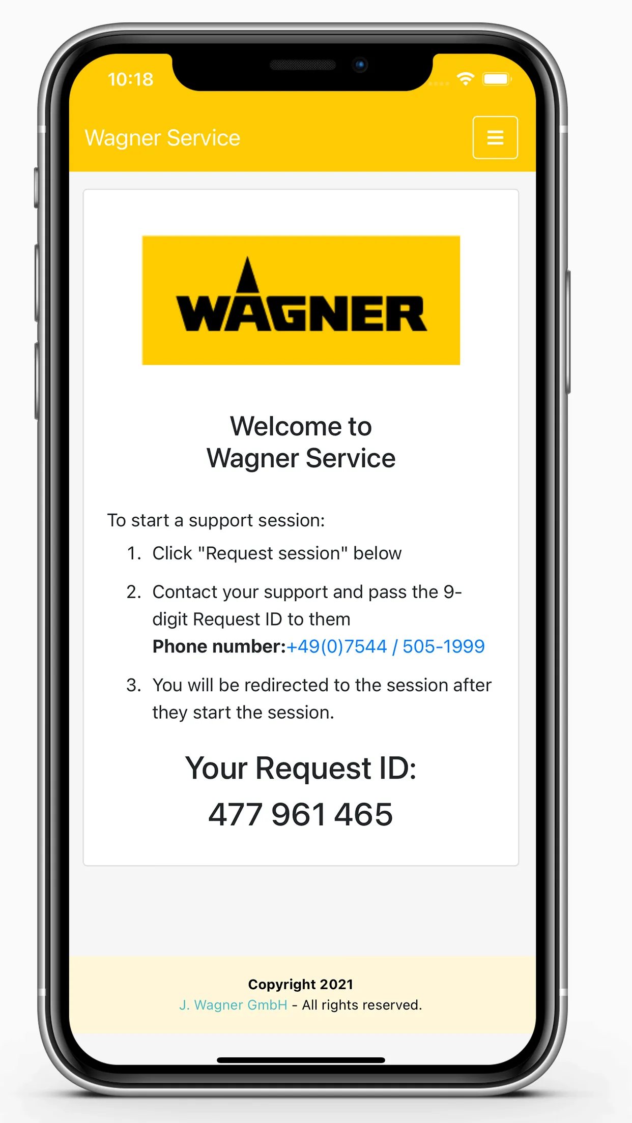 WAGNER Service | Indus Appstore | Screenshot