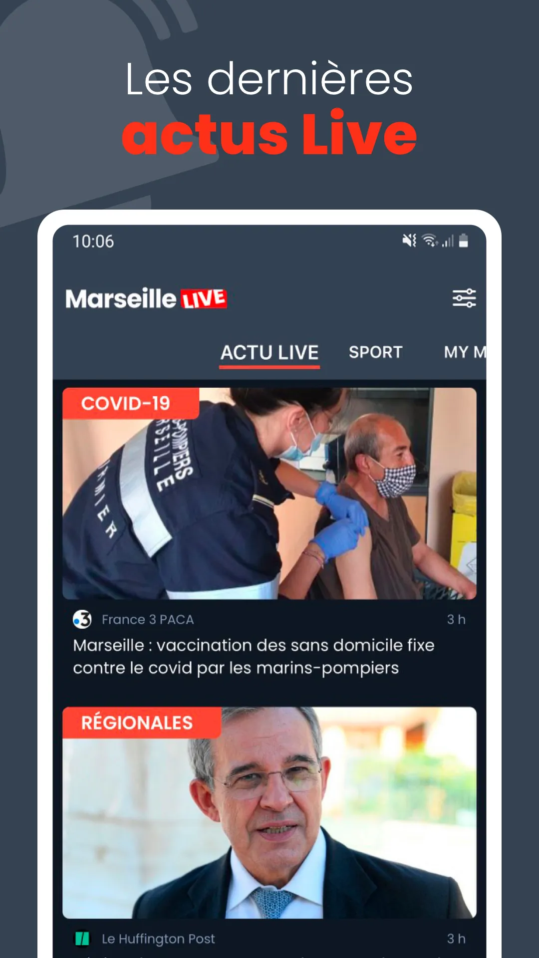 Marseille Live | Indus Appstore | Screenshot