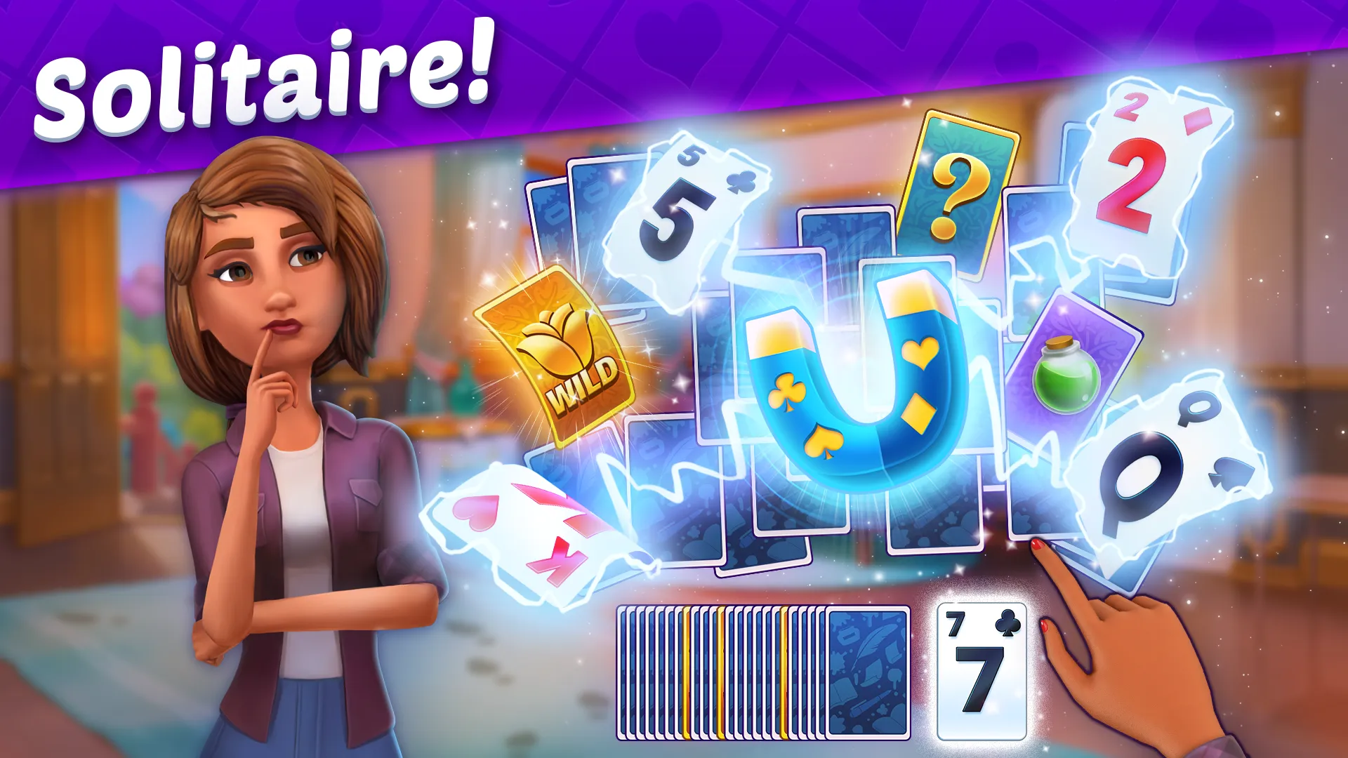 Solitaire Story - Ava's Manor | Indus Appstore | Screenshot