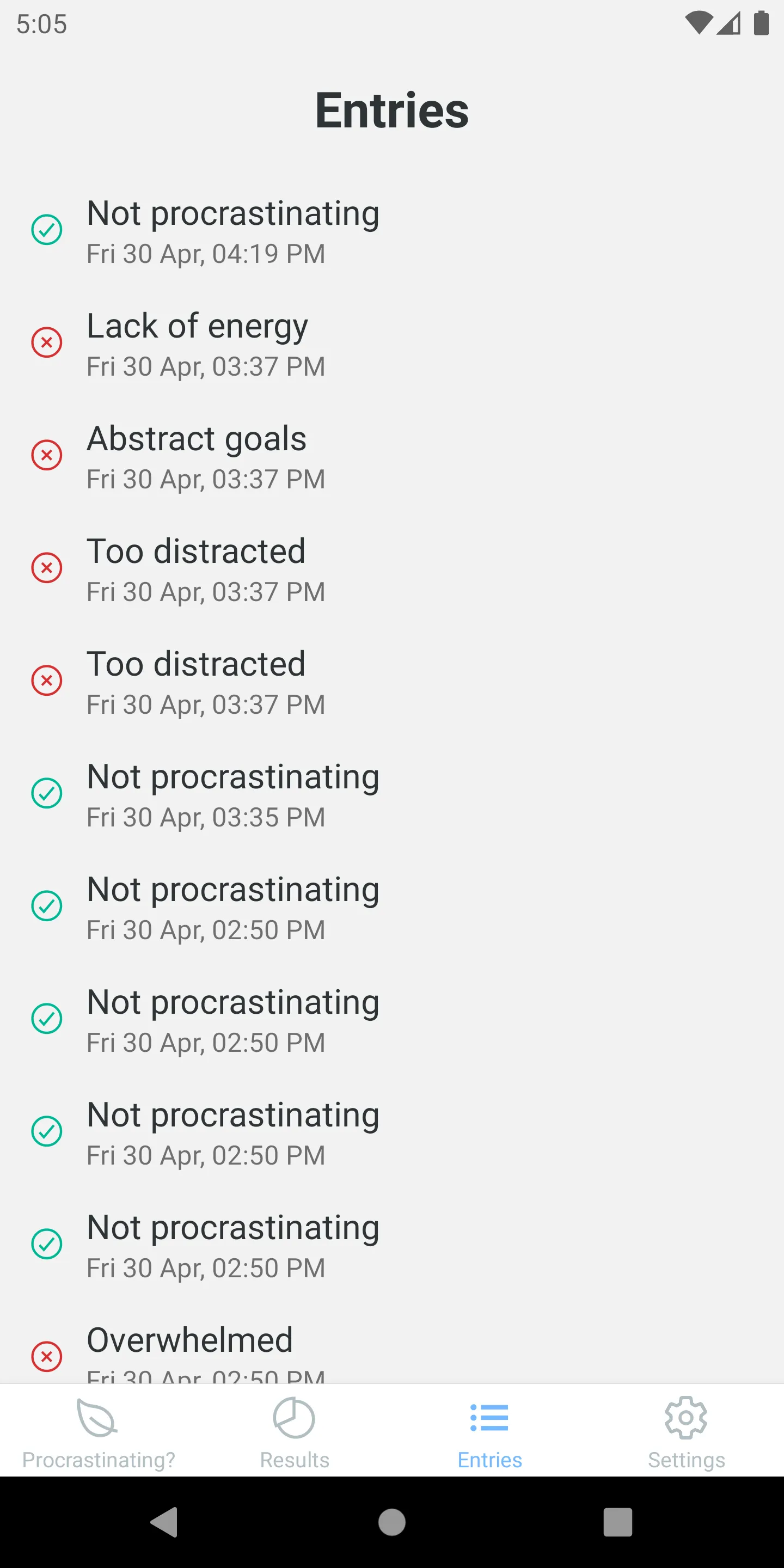 DWT - Procrastination Tracker | Indus Appstore | Screenshot