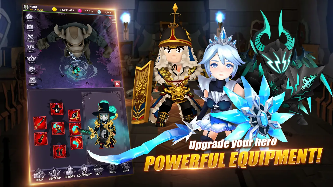 AFK Dungeon : Idle Action RPG | Indus Appstore | Screenshot