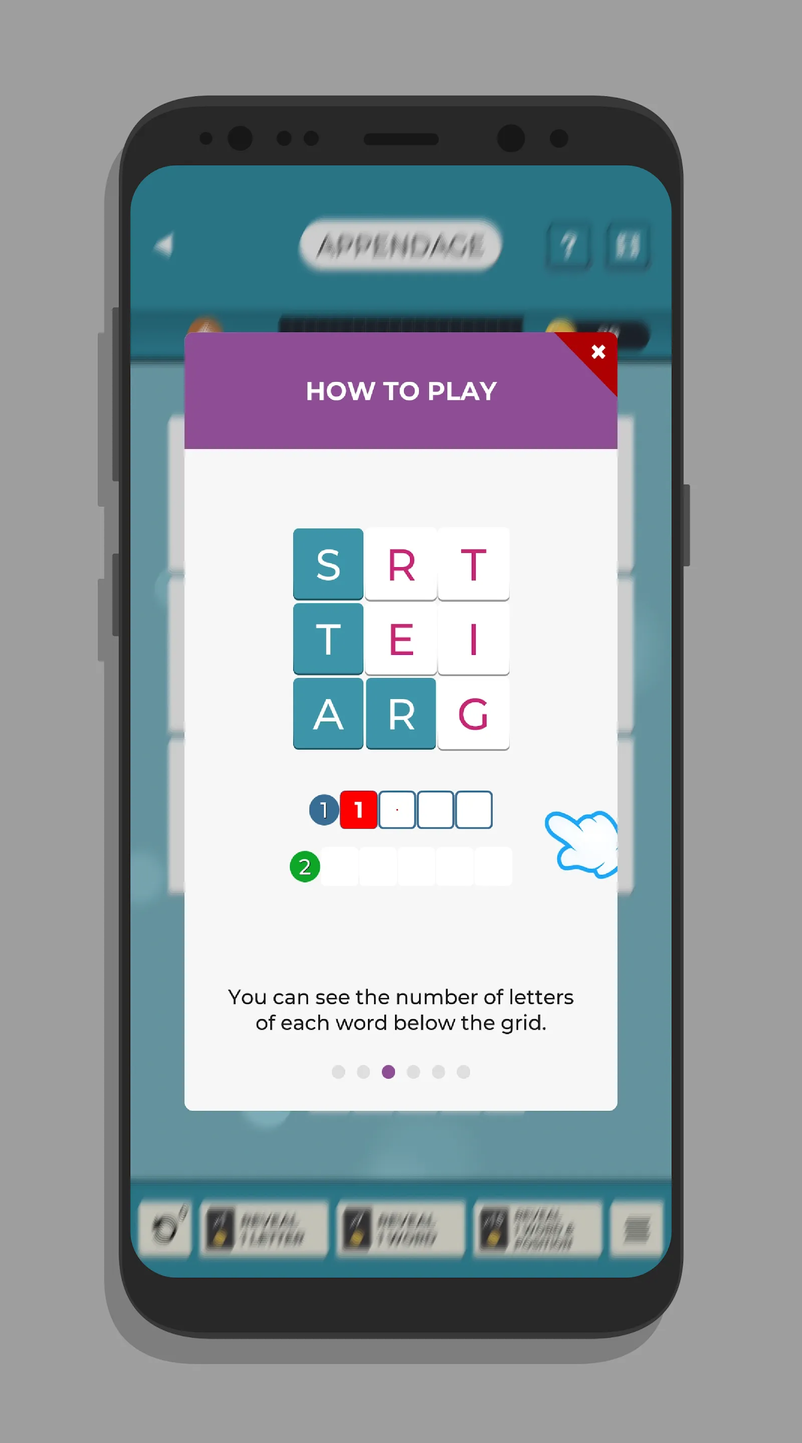 Word Power Swipe Words Game | Indus Appstore | Screenshot