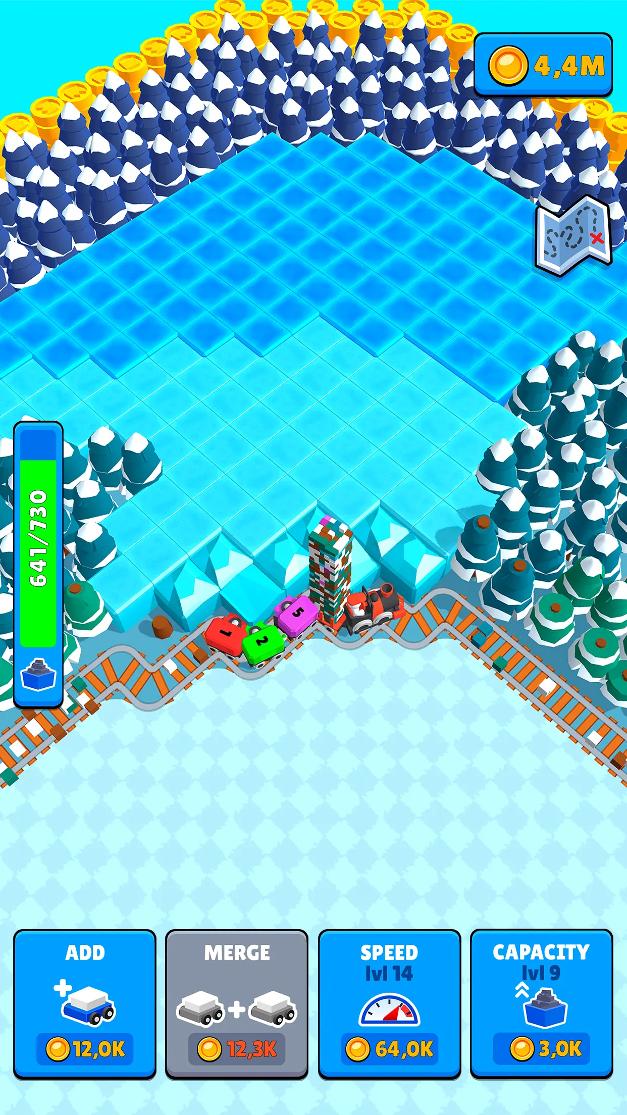 Train Miner: Idle Railway Game | Indus Appstore | Screenshot