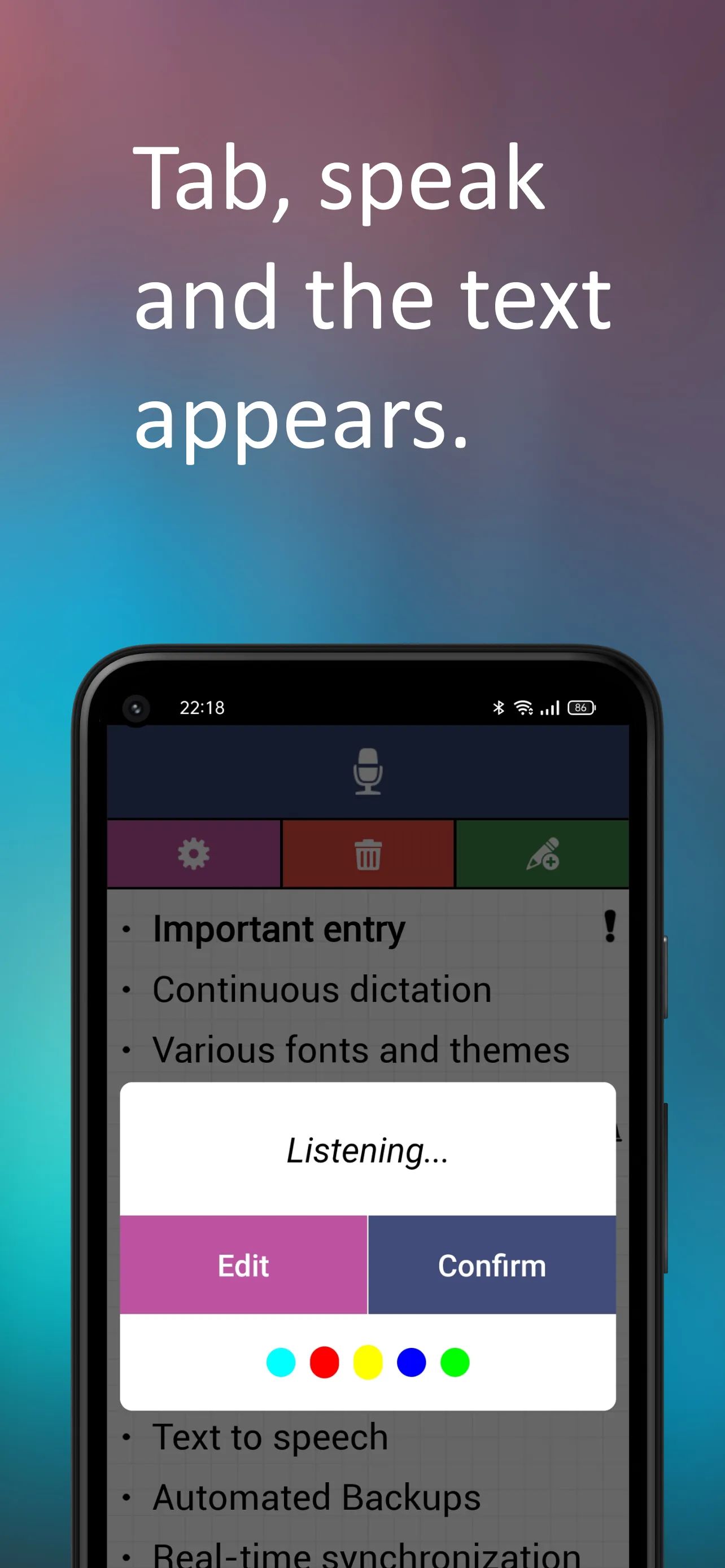 Voice Notepad - Speech to Text | Indus Appstore | Screenshot