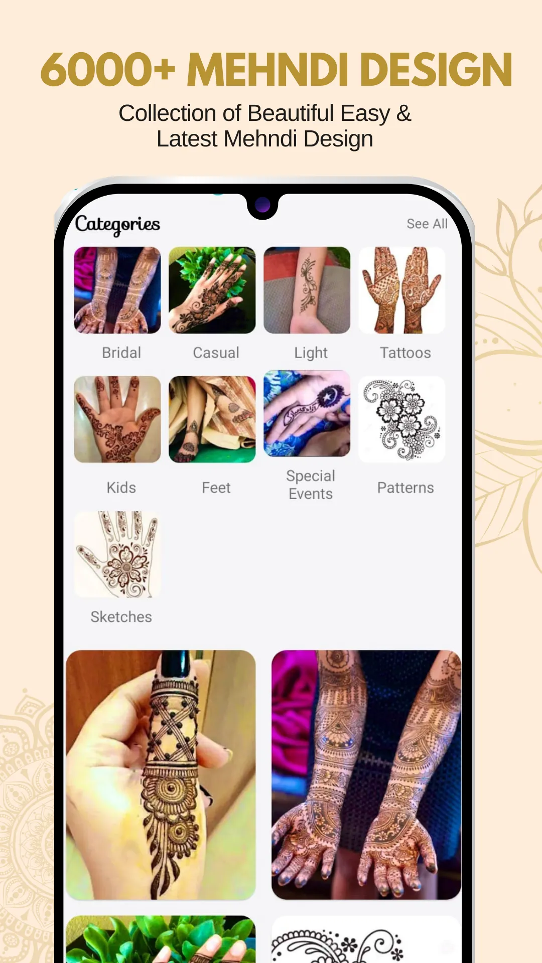 Mehndi Design 2024 | Indus Appstore | Screenshot