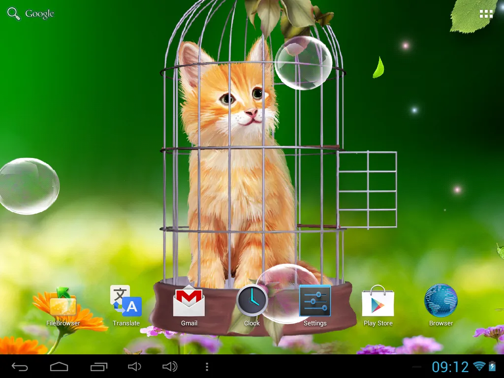 Cat and Hummingbirds Wallpaper | Indus Appstore | Screenshot