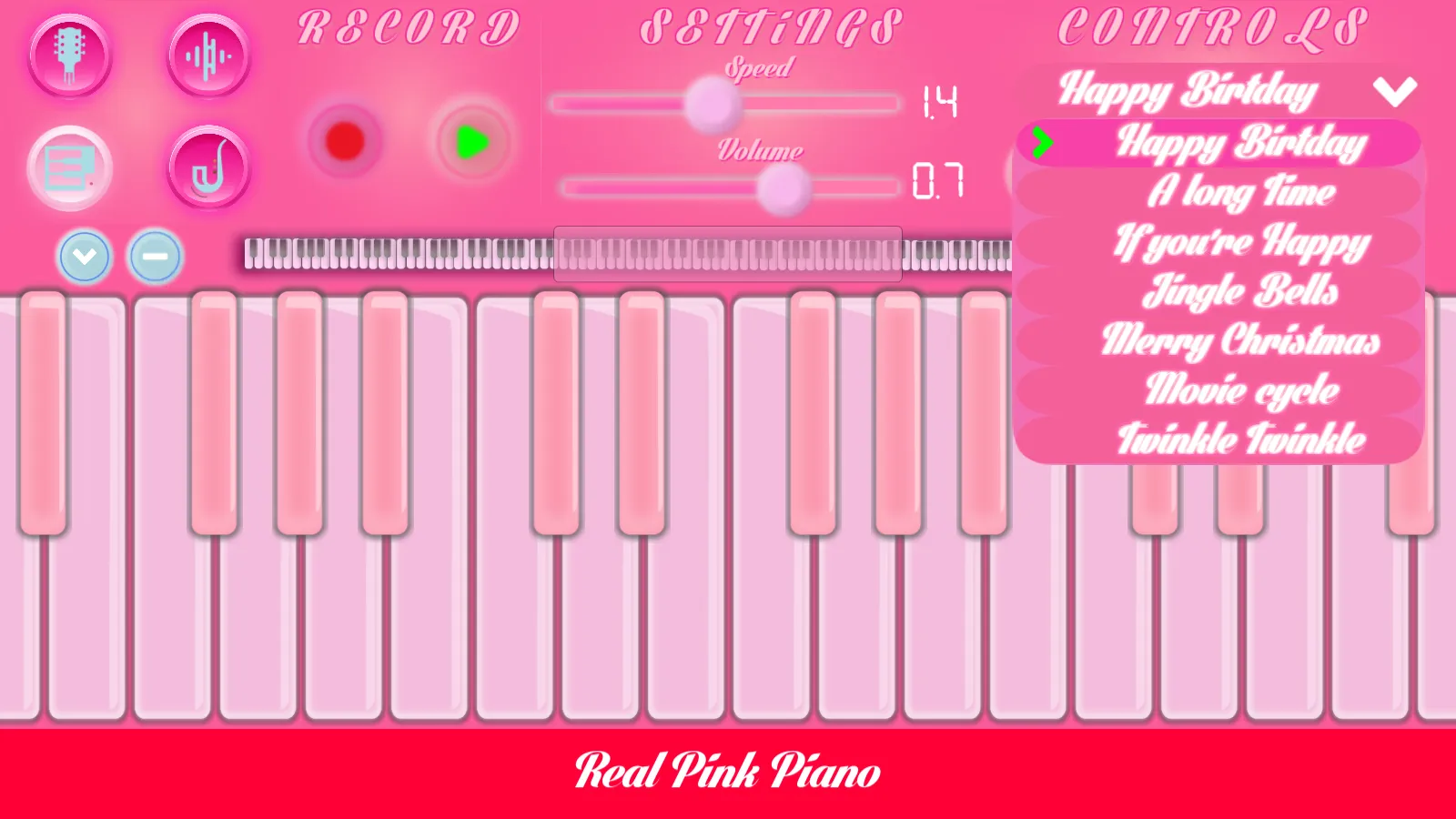 Pink Piano | Indus Appstore | Screenshot