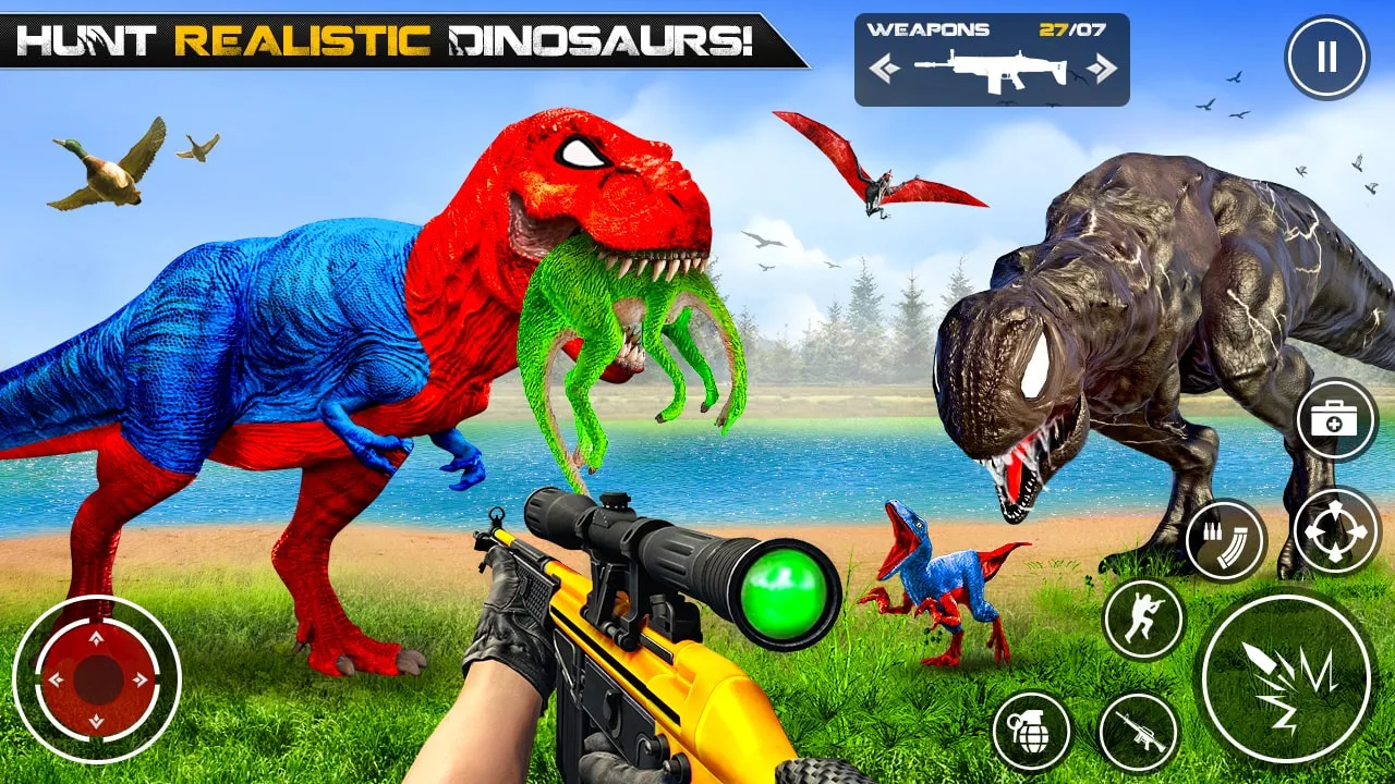 Dinosaur Hunting Gun Games | Indus Appstore | Screenshot