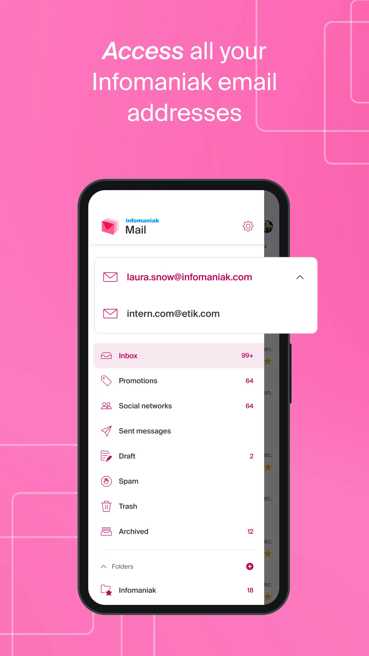 Infomaniak Mail | Indus Appstore | Screenshot