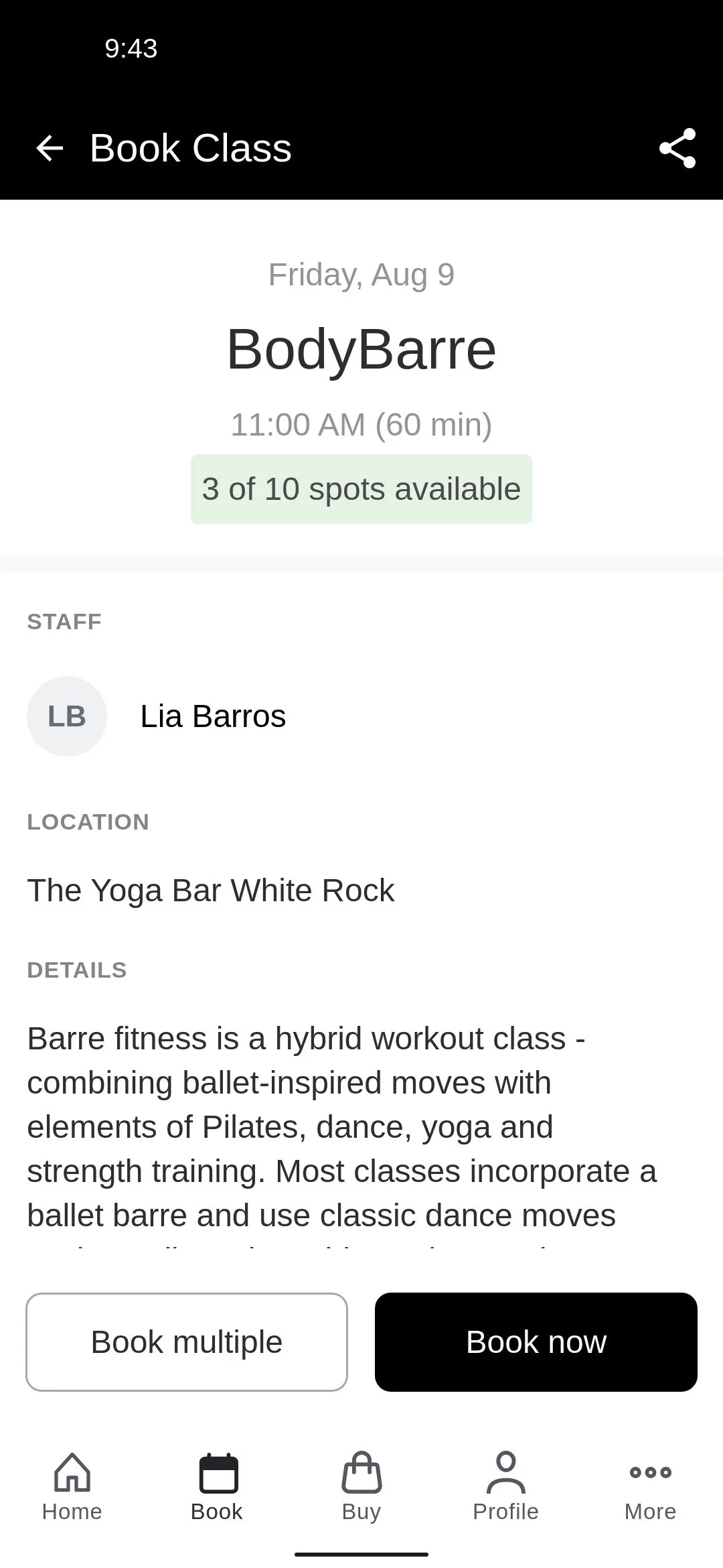 The Yoga Bar | Indus Appstore | Screenshot