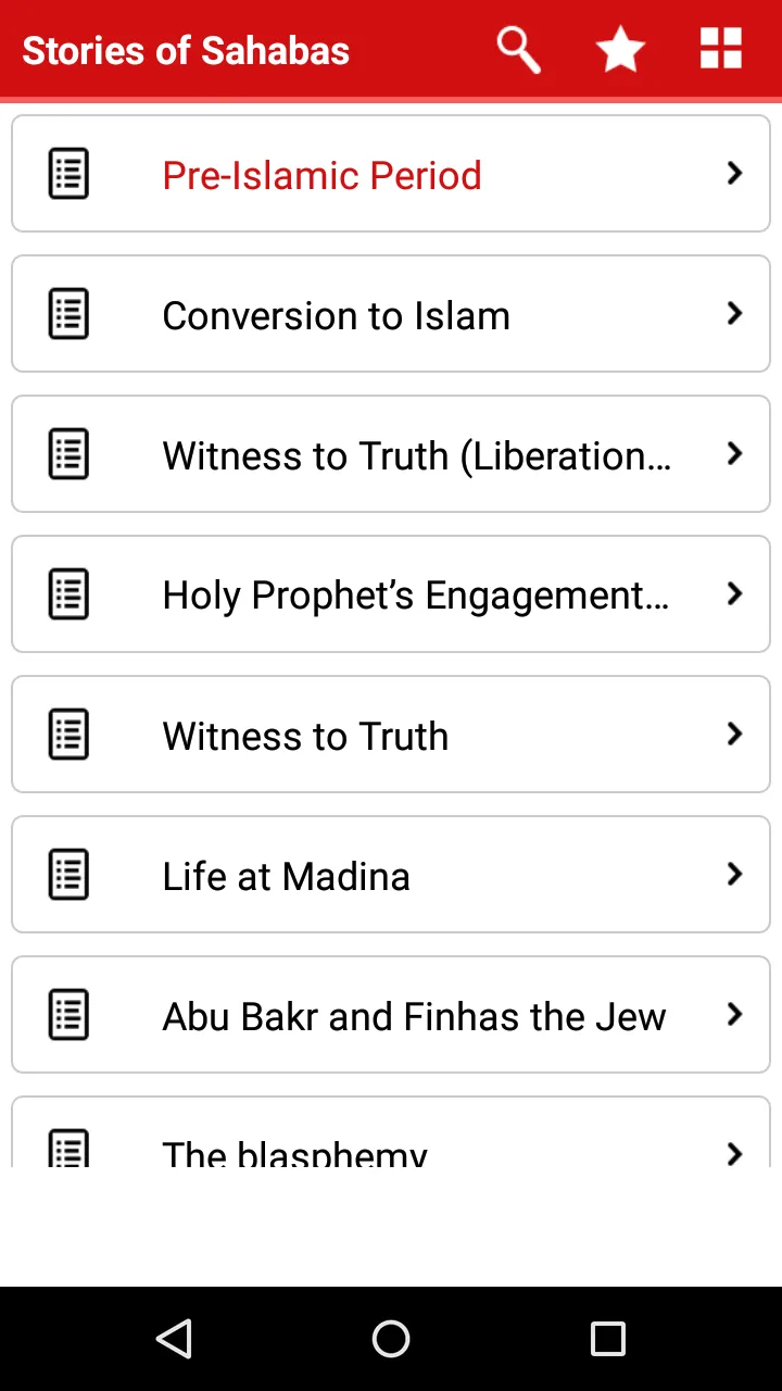 Stories of Sahabas in English | Indus Appstore | Screenshot