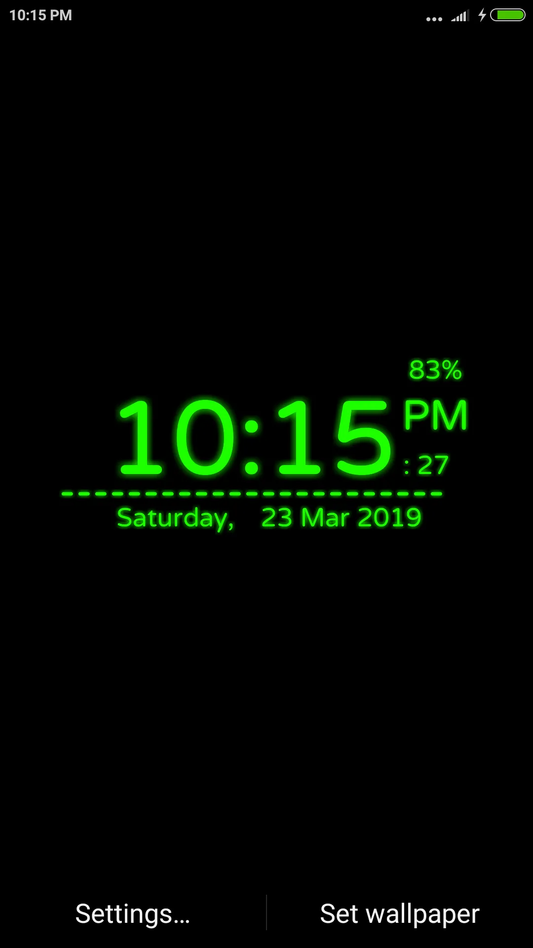 Digi Clock Live Wp | Indus Appstore | Screenshot