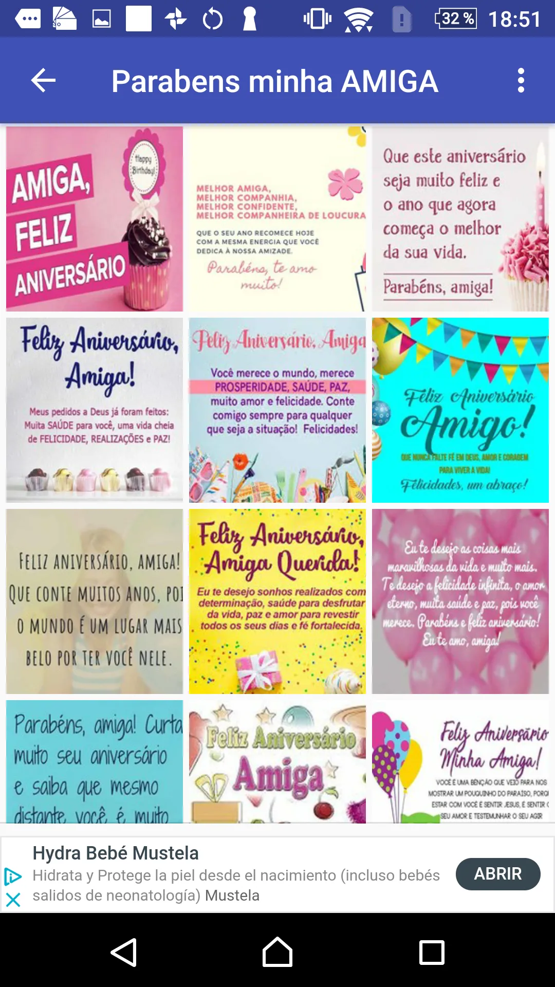 CARTÕES FELICITAR MINHA AMIGA | Indus Appstore | Screenshot