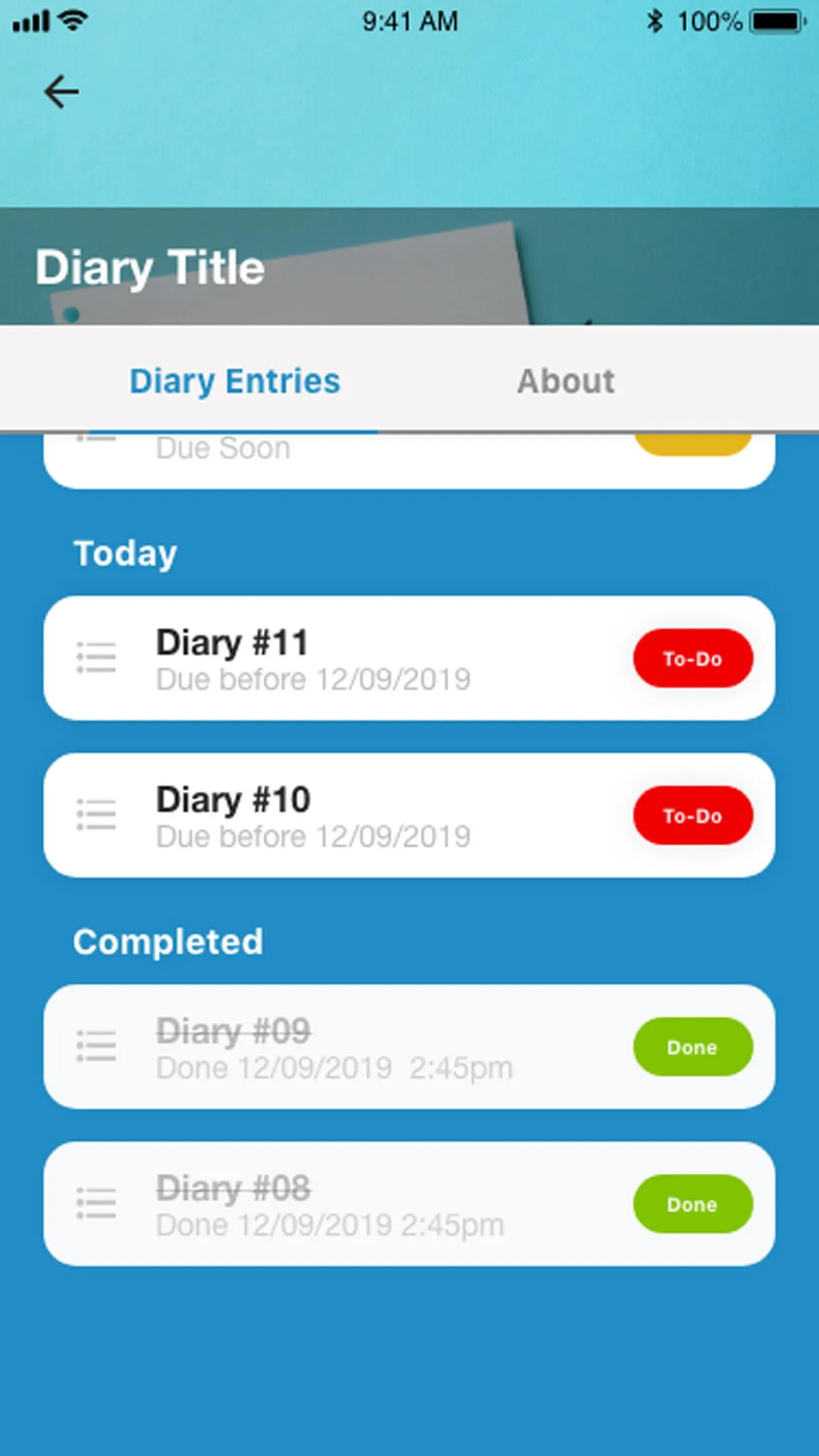 My EZ Diary | Indus Appstore | Screenshot