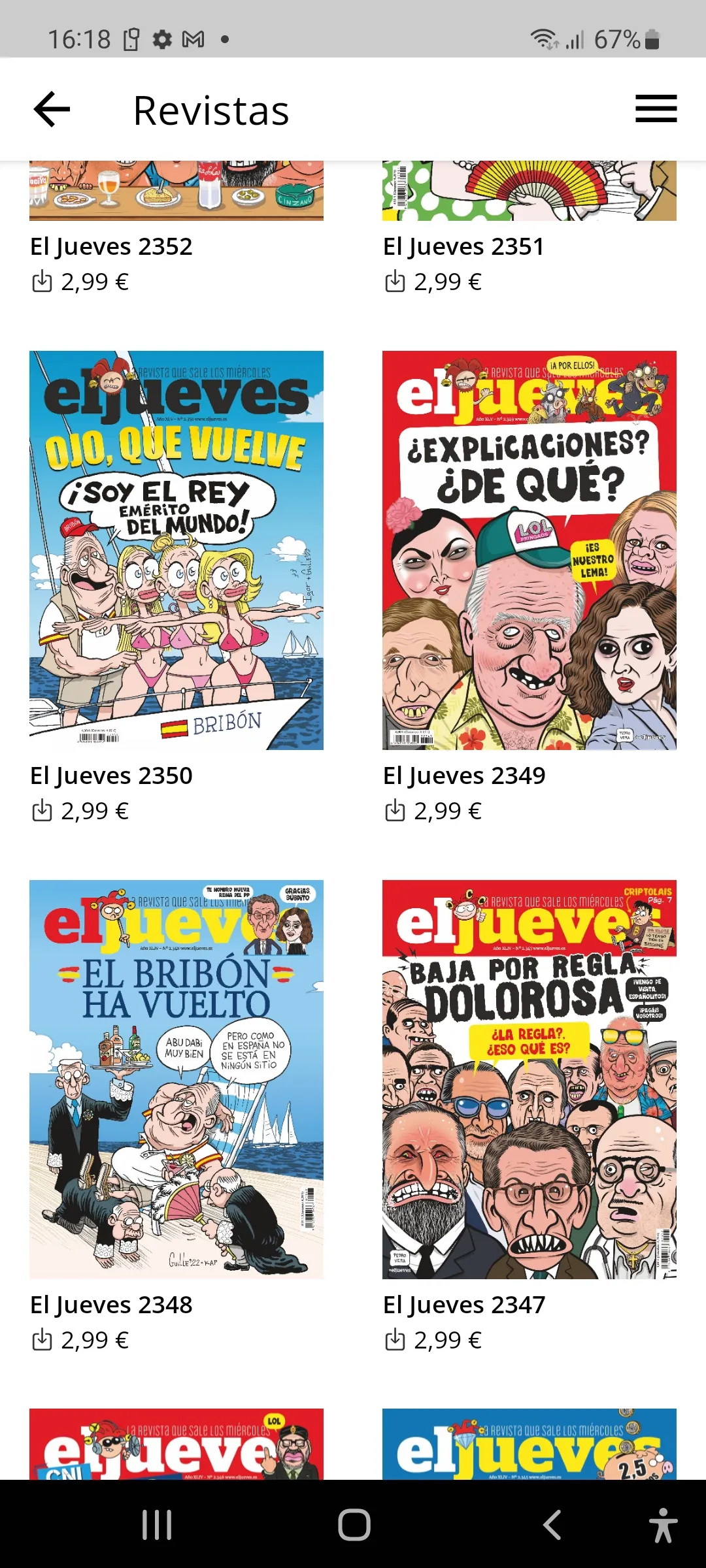 El Jueves Revista | Indus Appstore | Screenshot