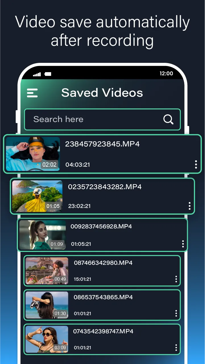 Background Video Recorder Cam | Indus Appstore | Screenshot